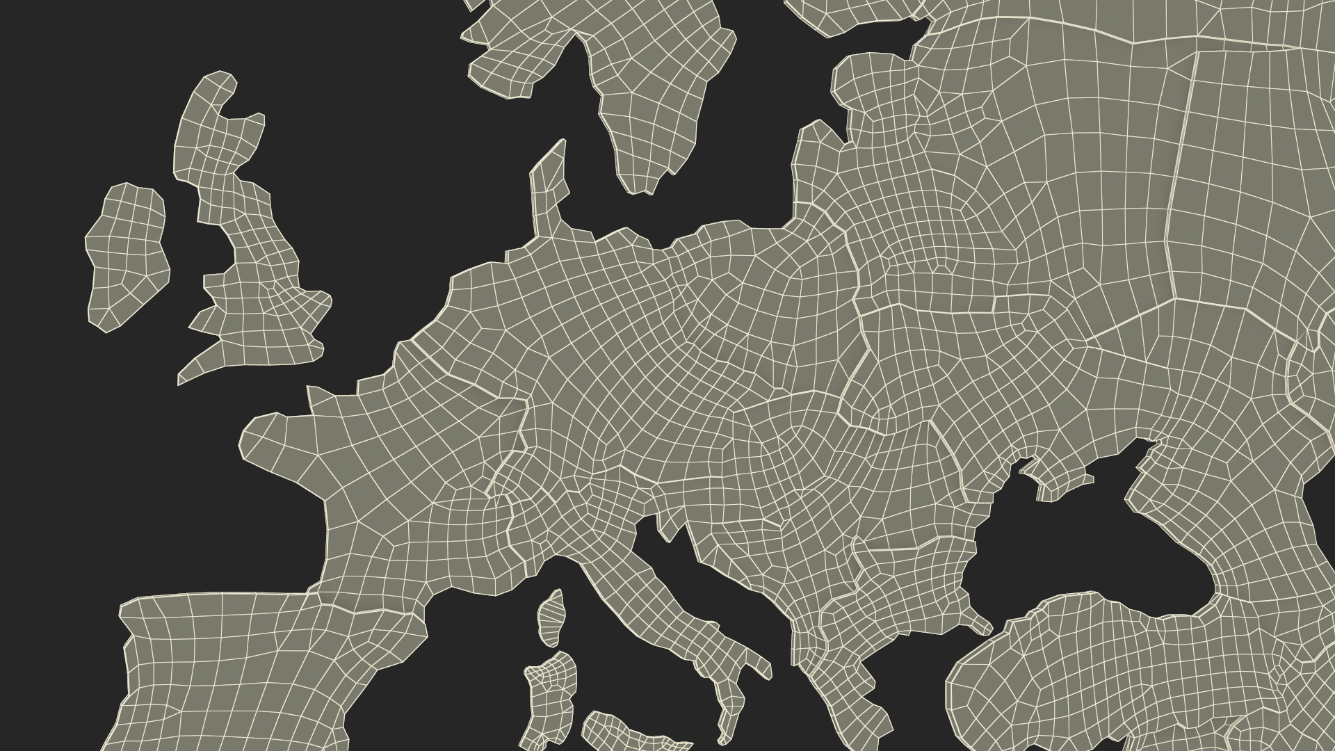 Wood Created World Map 3D