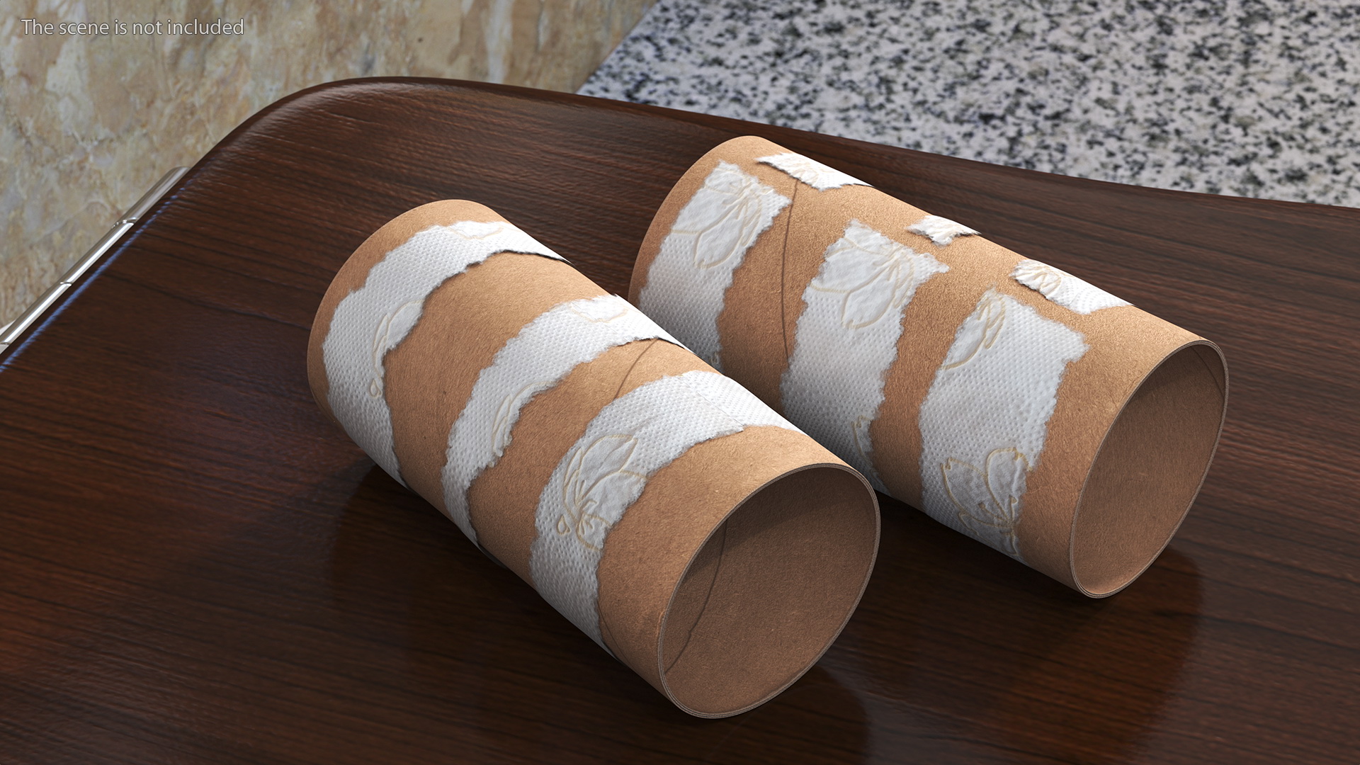 Empty Toilet Paper Tubes 3D model
