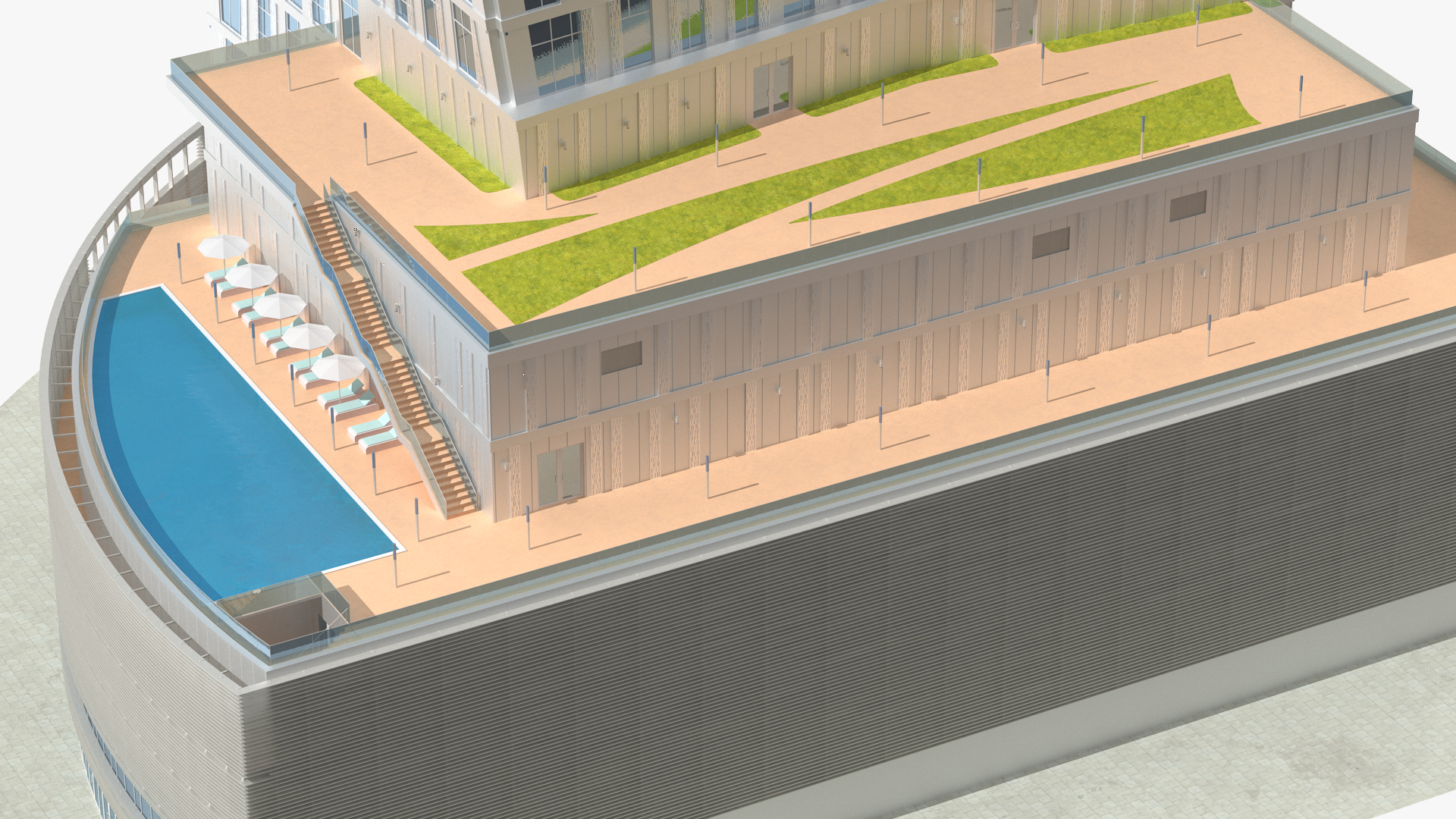 3D Twisted Skyscraper model