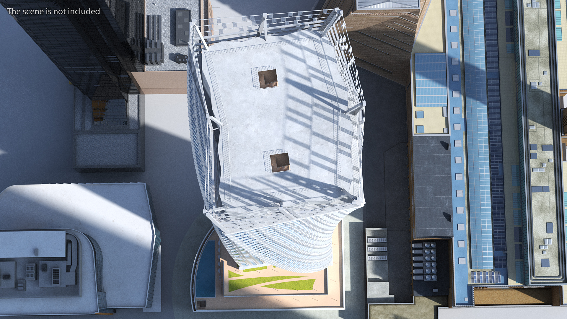 3D Twisted Skyscraper model