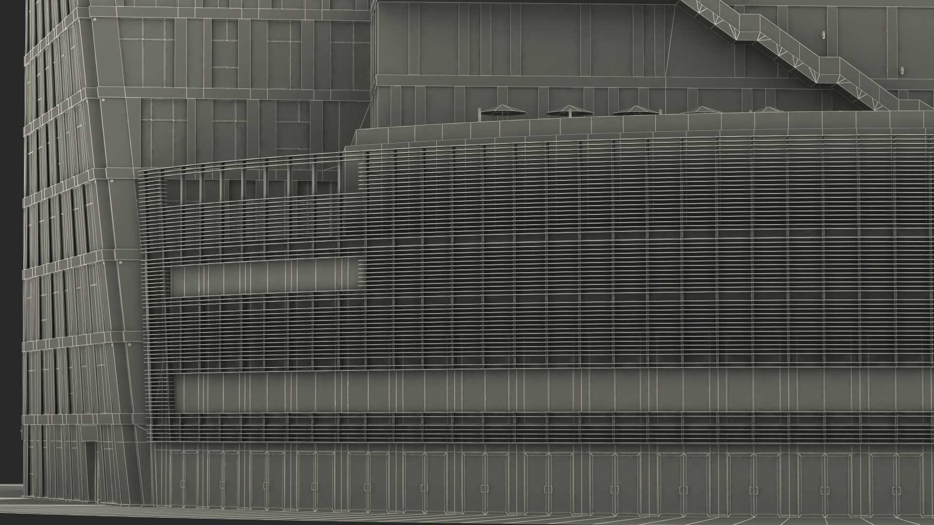 3D Twisted Skyscraper model