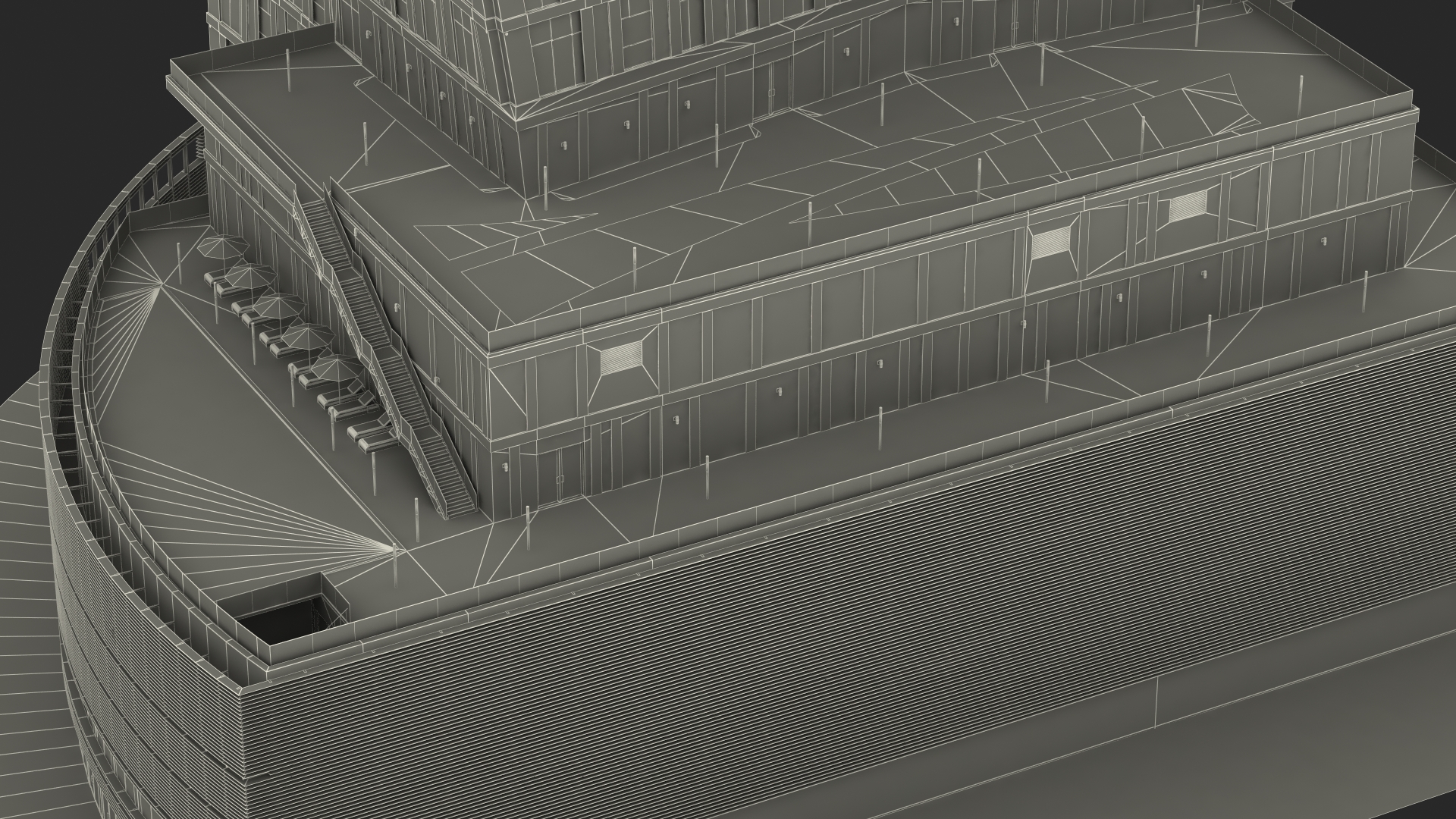3D Twisted Skyscraper model