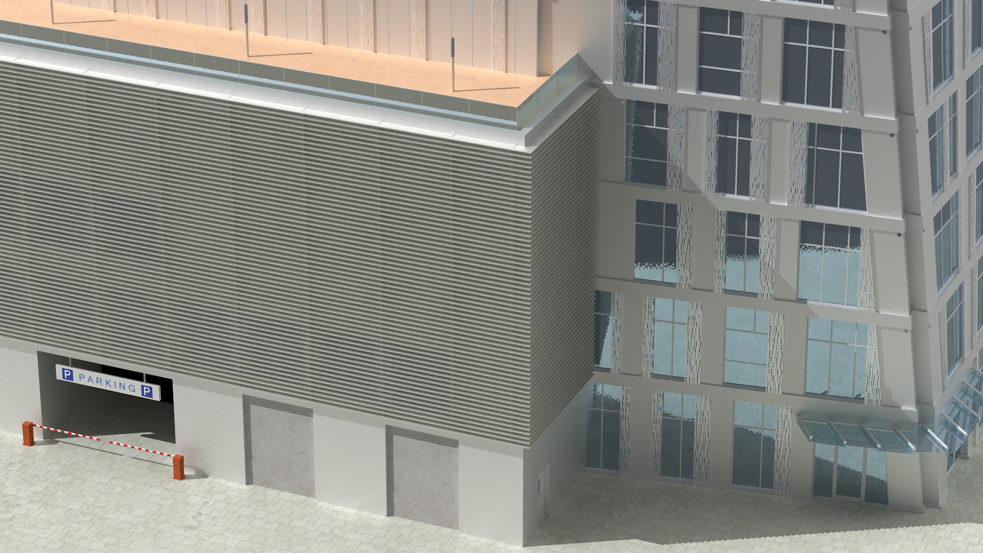 3D Twisted Skyscraper model