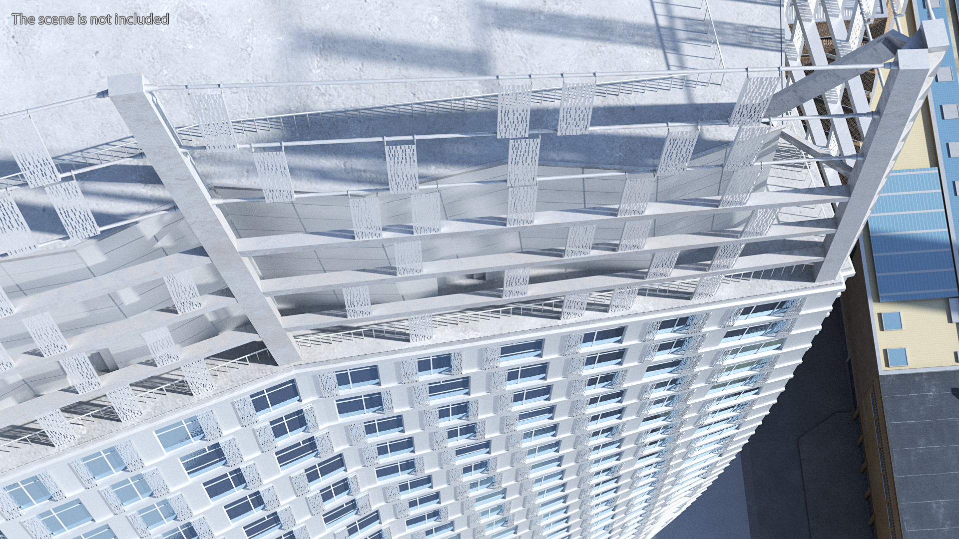 3D Twisted Skyscraper model