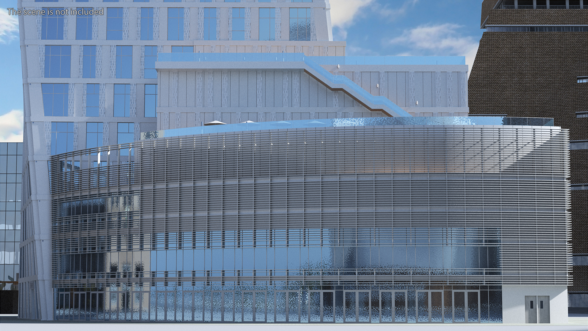 3D Twisted Skyscraper model