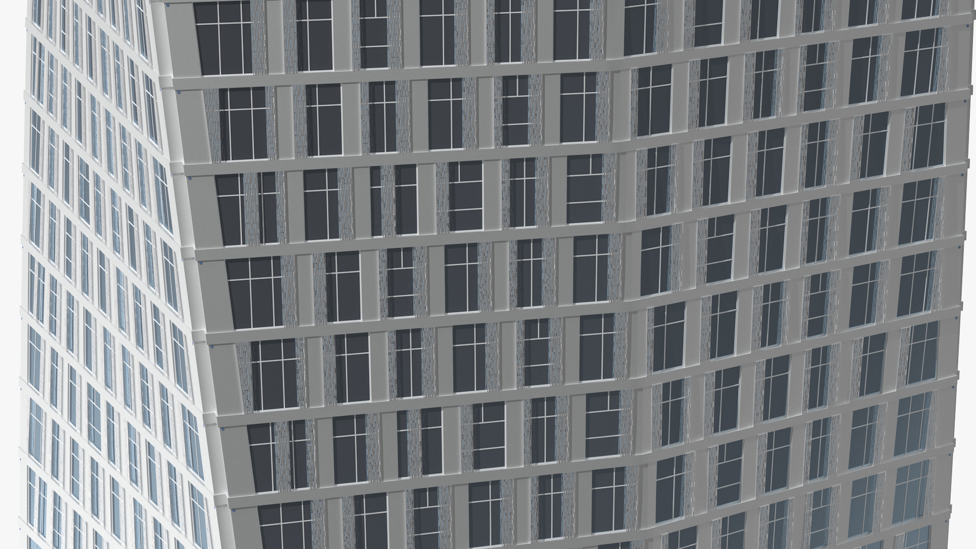 3D Twisted Skyscraper model