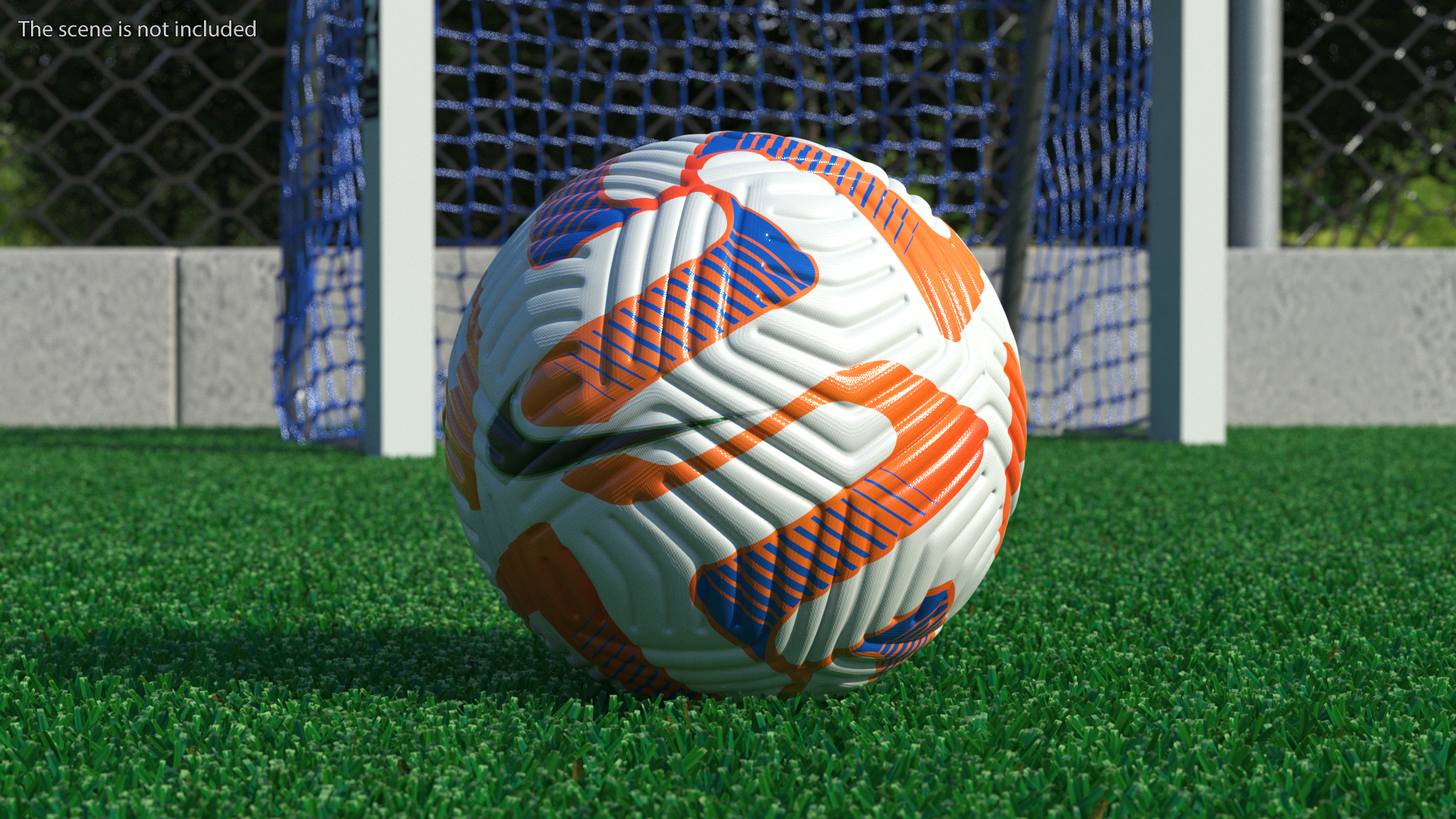 3D model Nike Premier League 2022-23 Flight Official Match Ball in Package