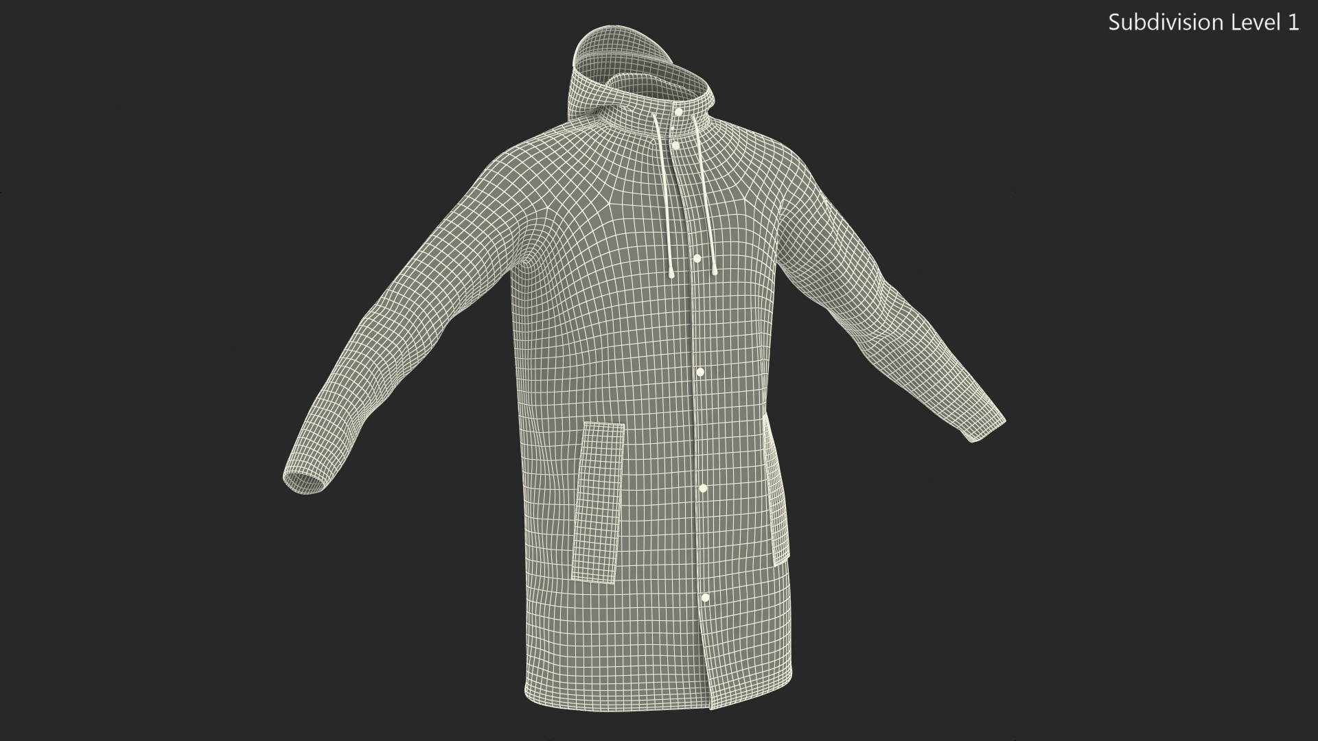 Waterproof Outdoor Raincoat 3D