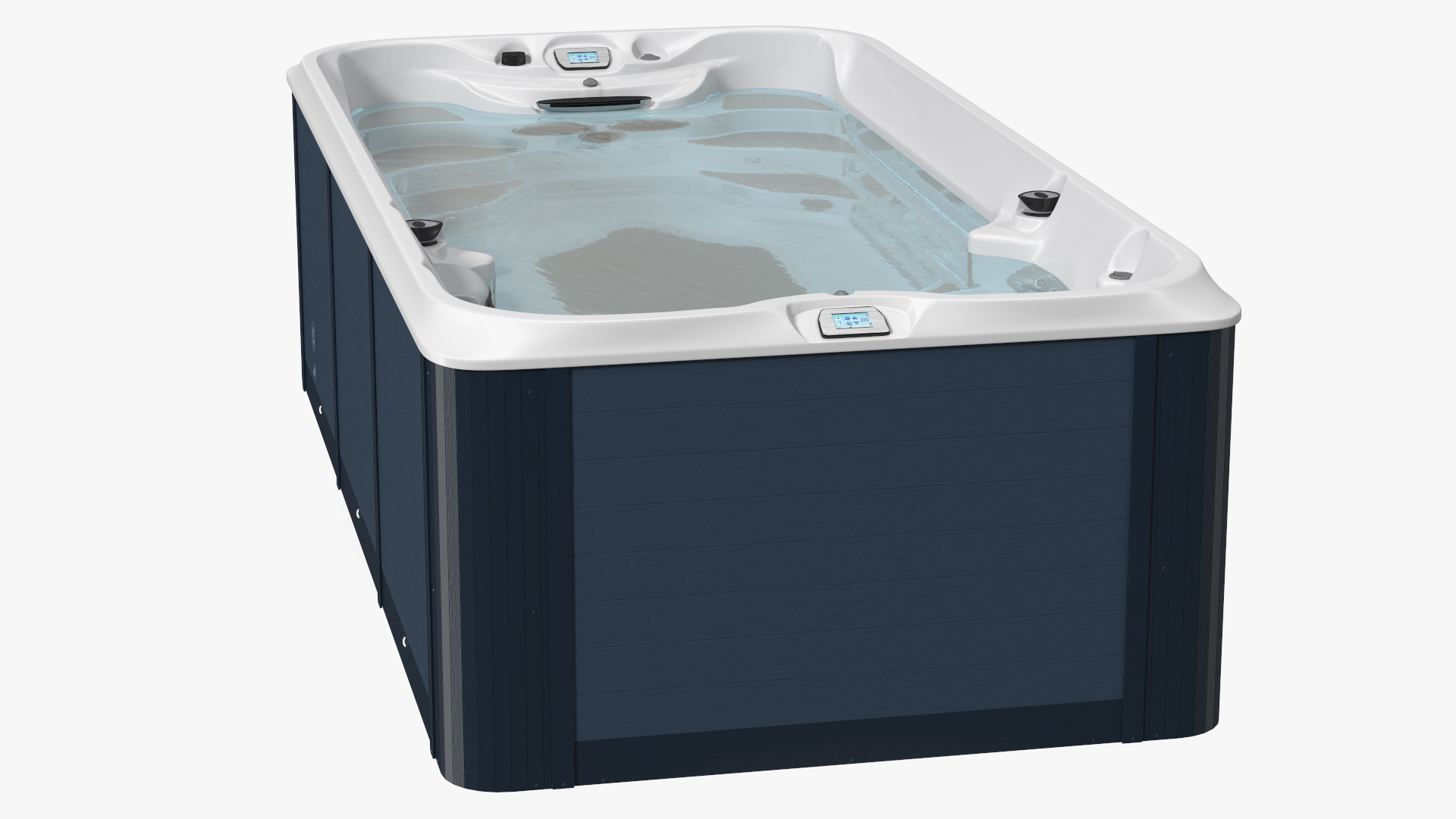 Spa Hot Tub with Water 3D