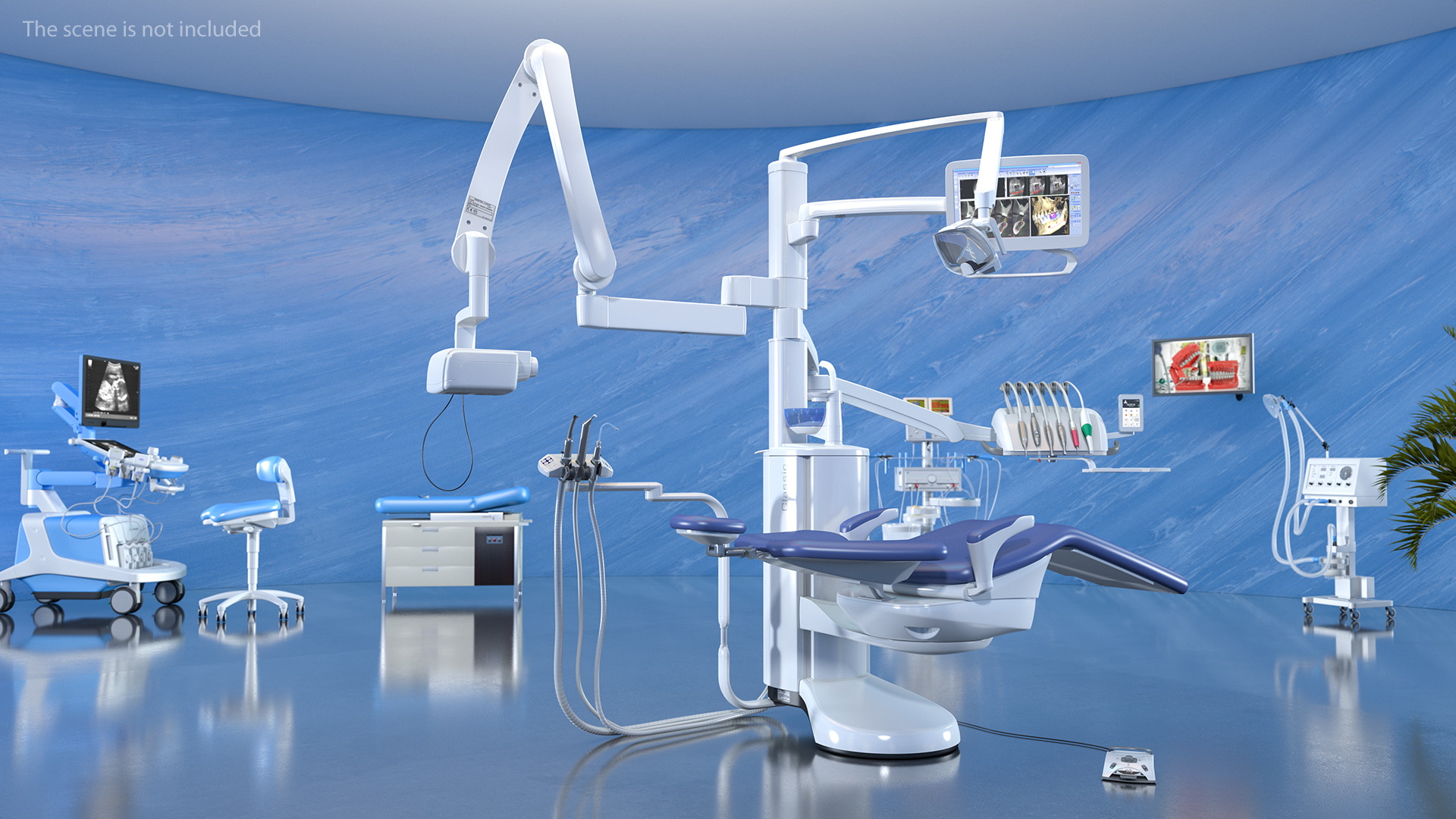 3D Modern Dental Unit model