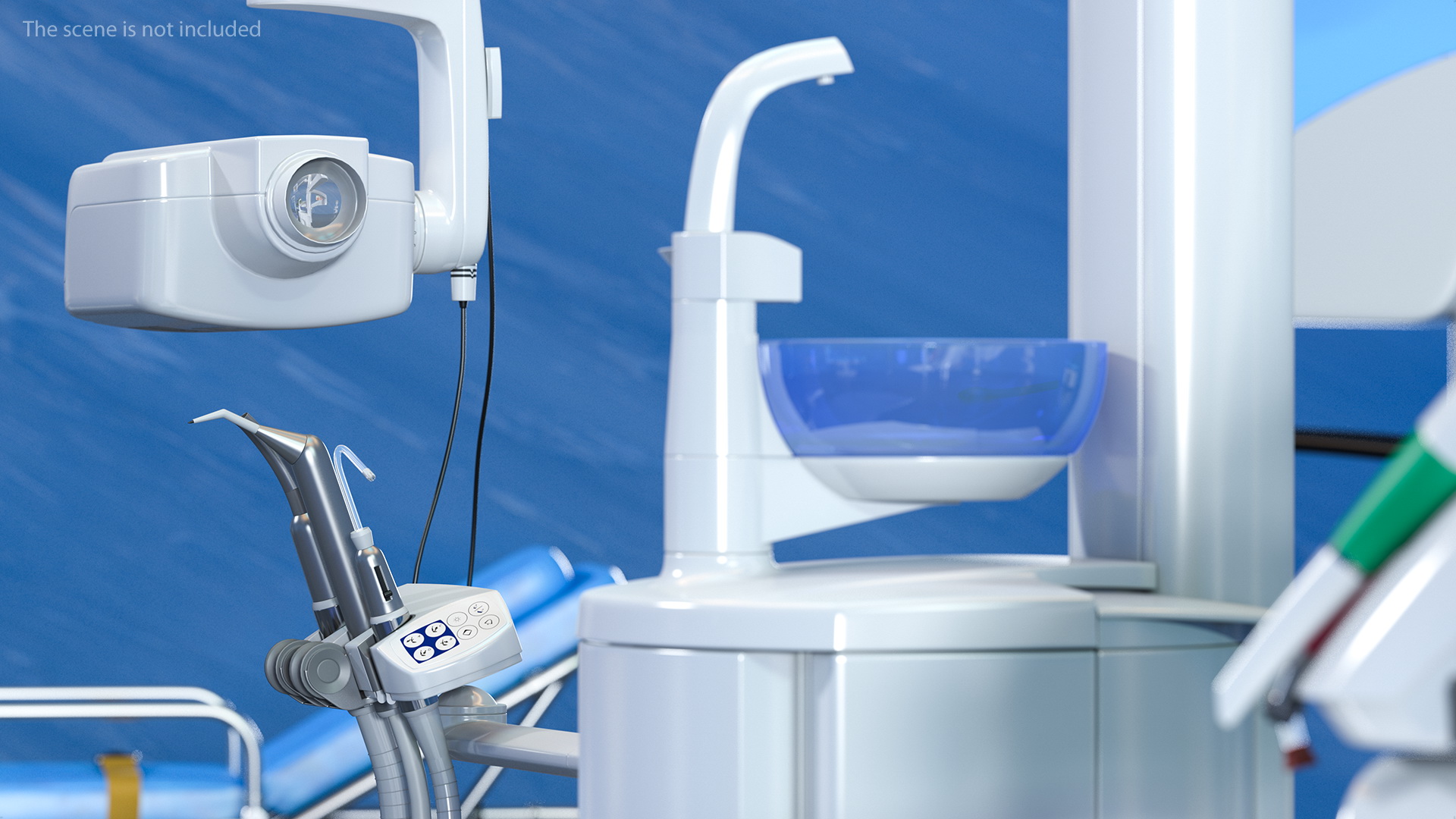 3D Modern Dental Unit model