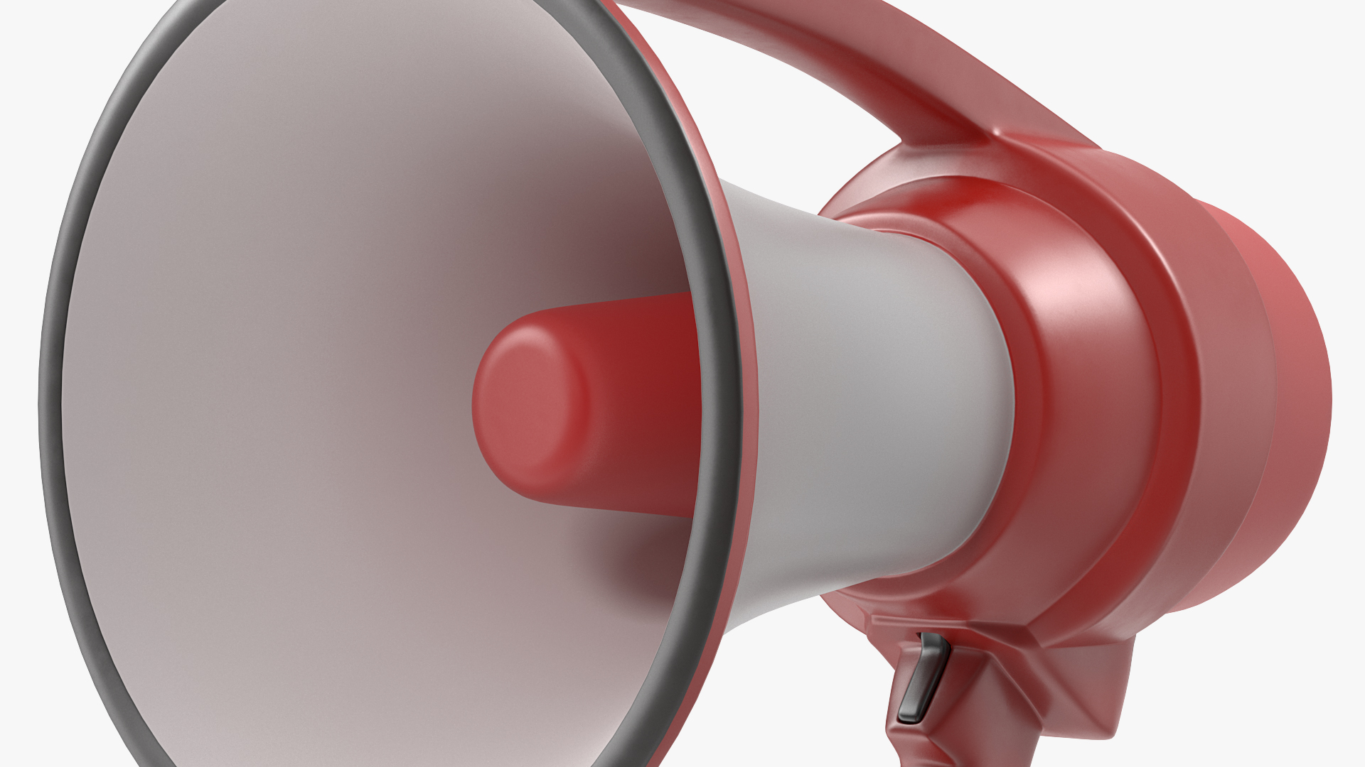 3D Electric Handheld Waterproof Megaphone model