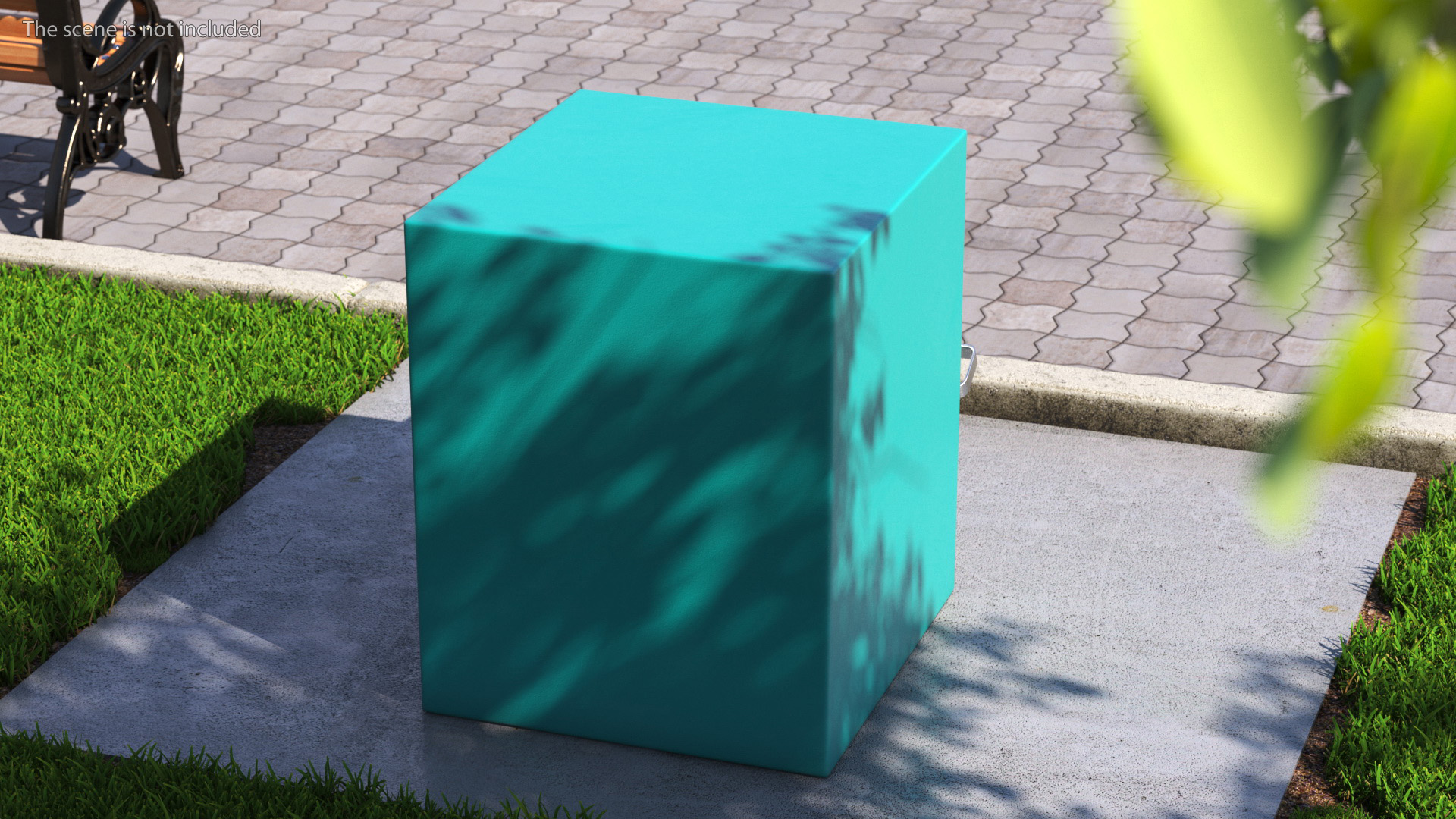 3D Drop Box Open model