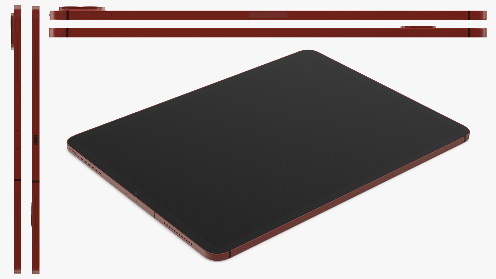 Multi Camera Tablet 12 9 inch 3D model