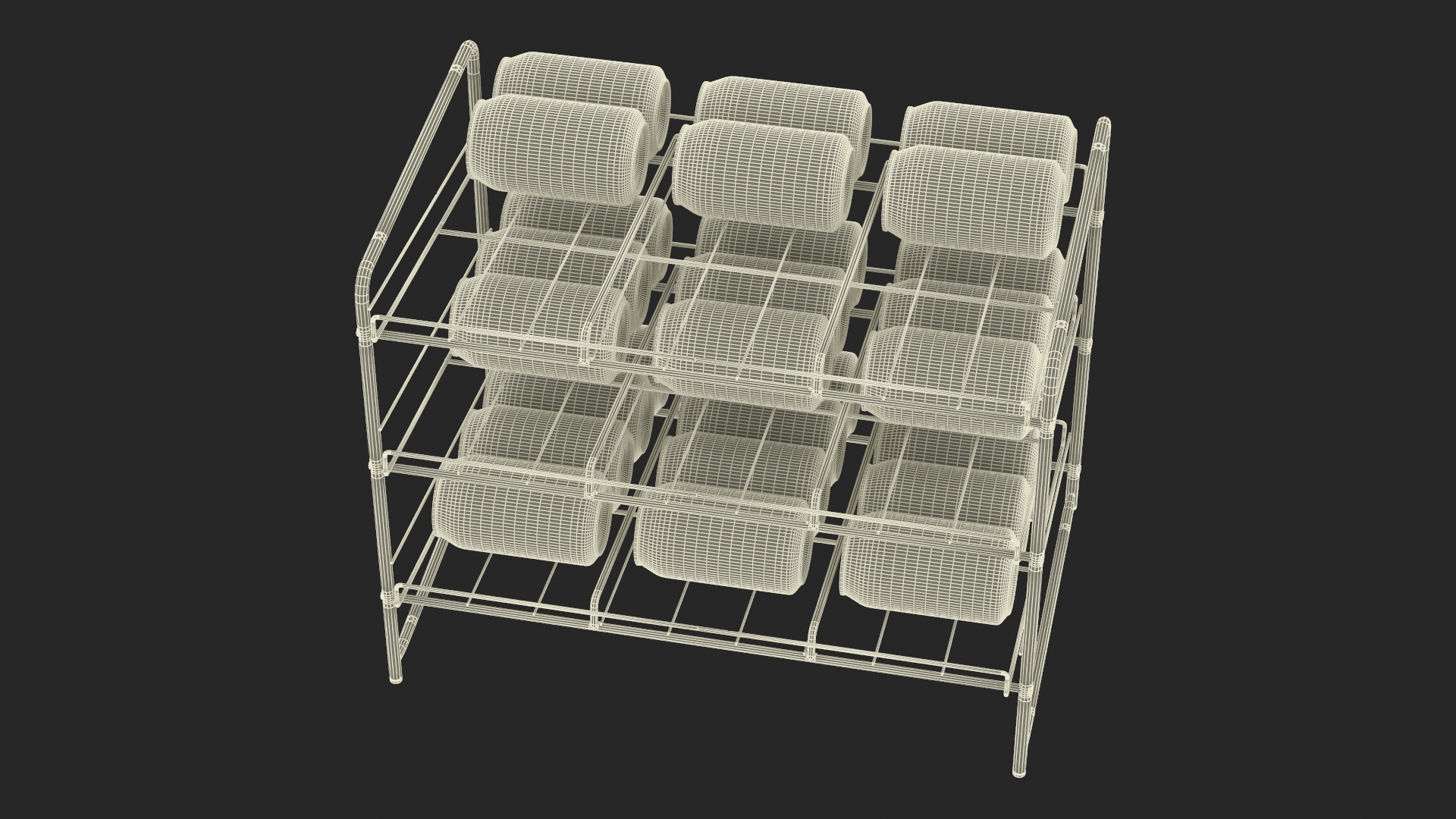 3D Beverage Dispenser with Cola Cans model