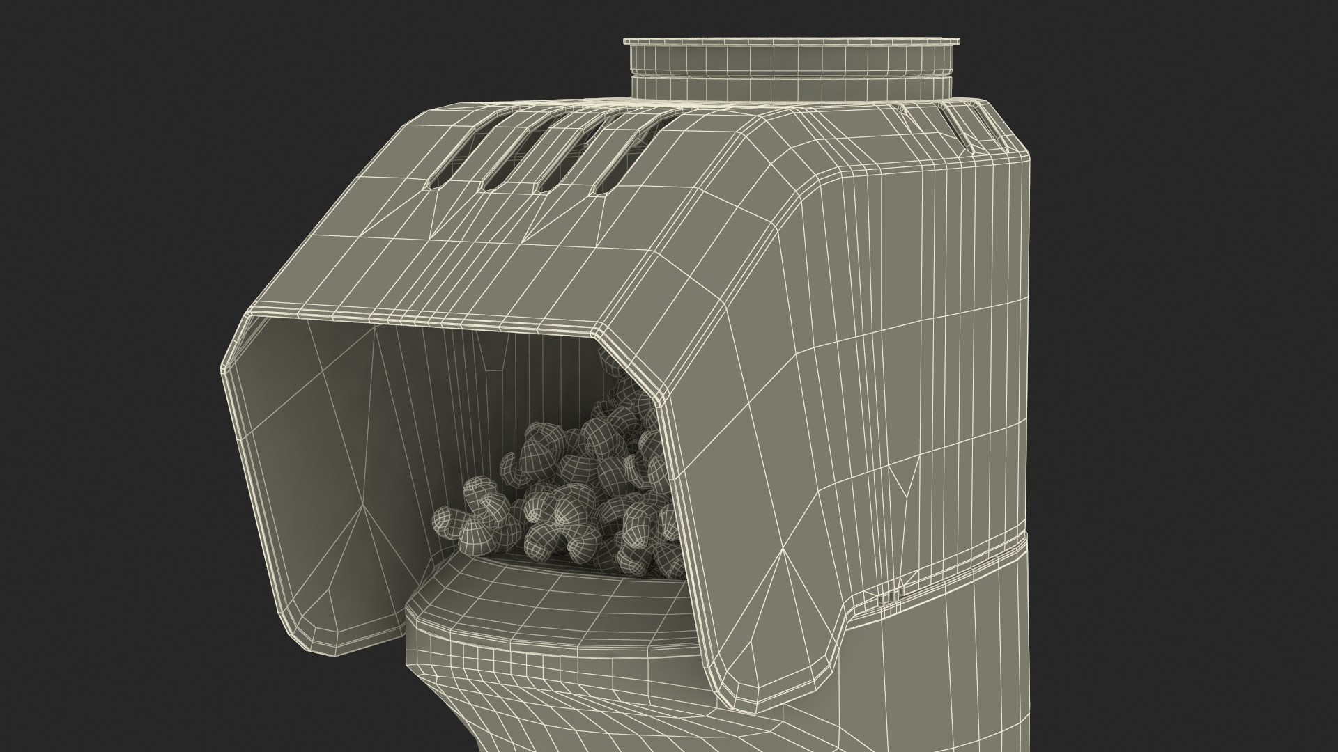 3D model Popcorn Maker Machine Dash Red