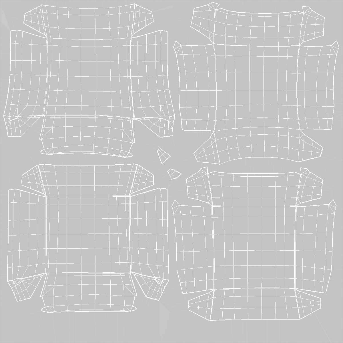 Burger Clamshell Box White - view 8