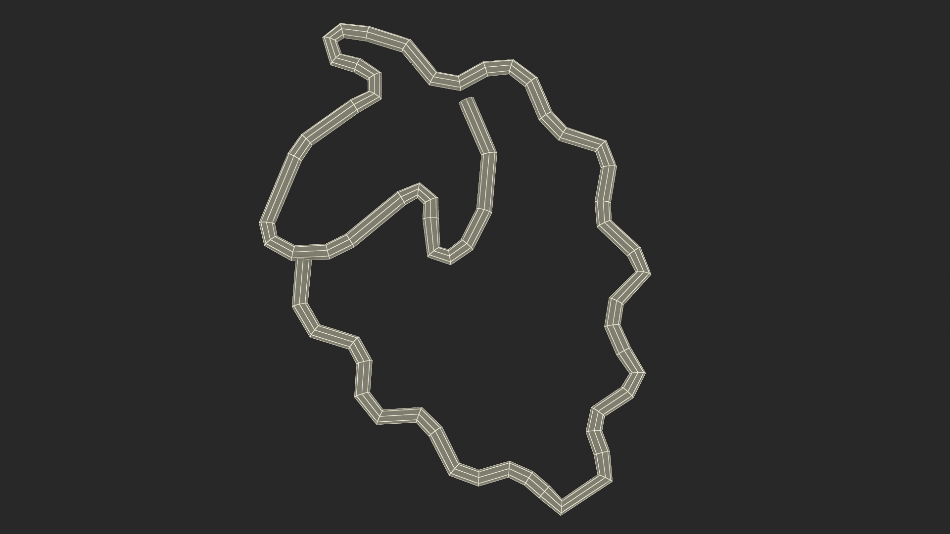 3D Berry Shaped Paper Clip model