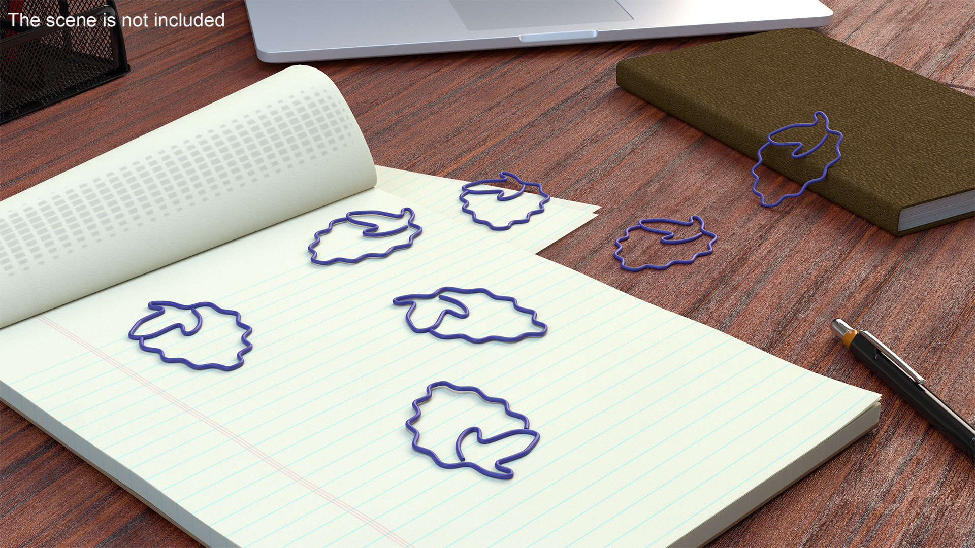 3D Berry Shaped Paper Clip model