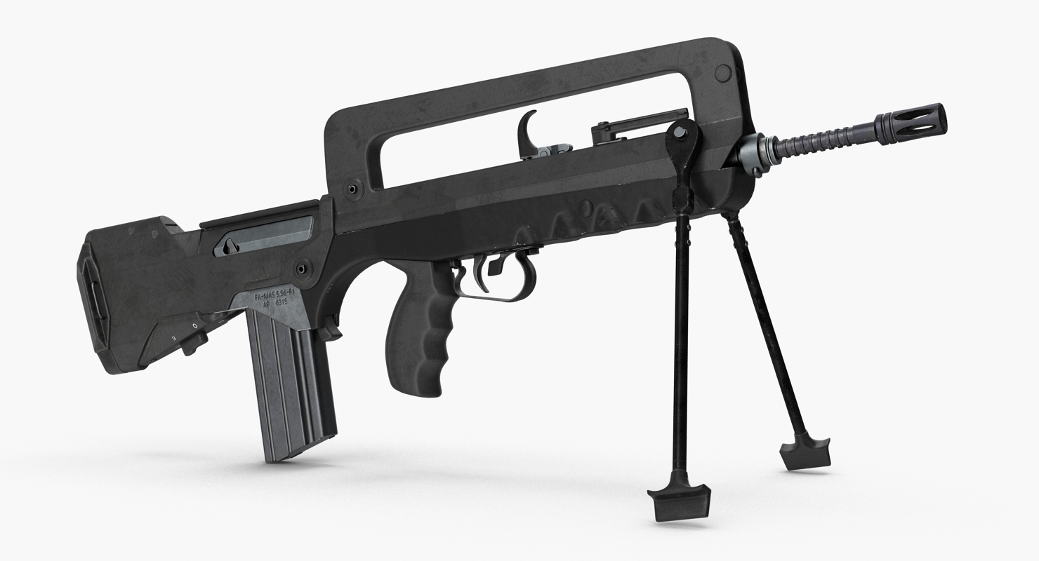 Assault Rifle FAMAS F1 3D