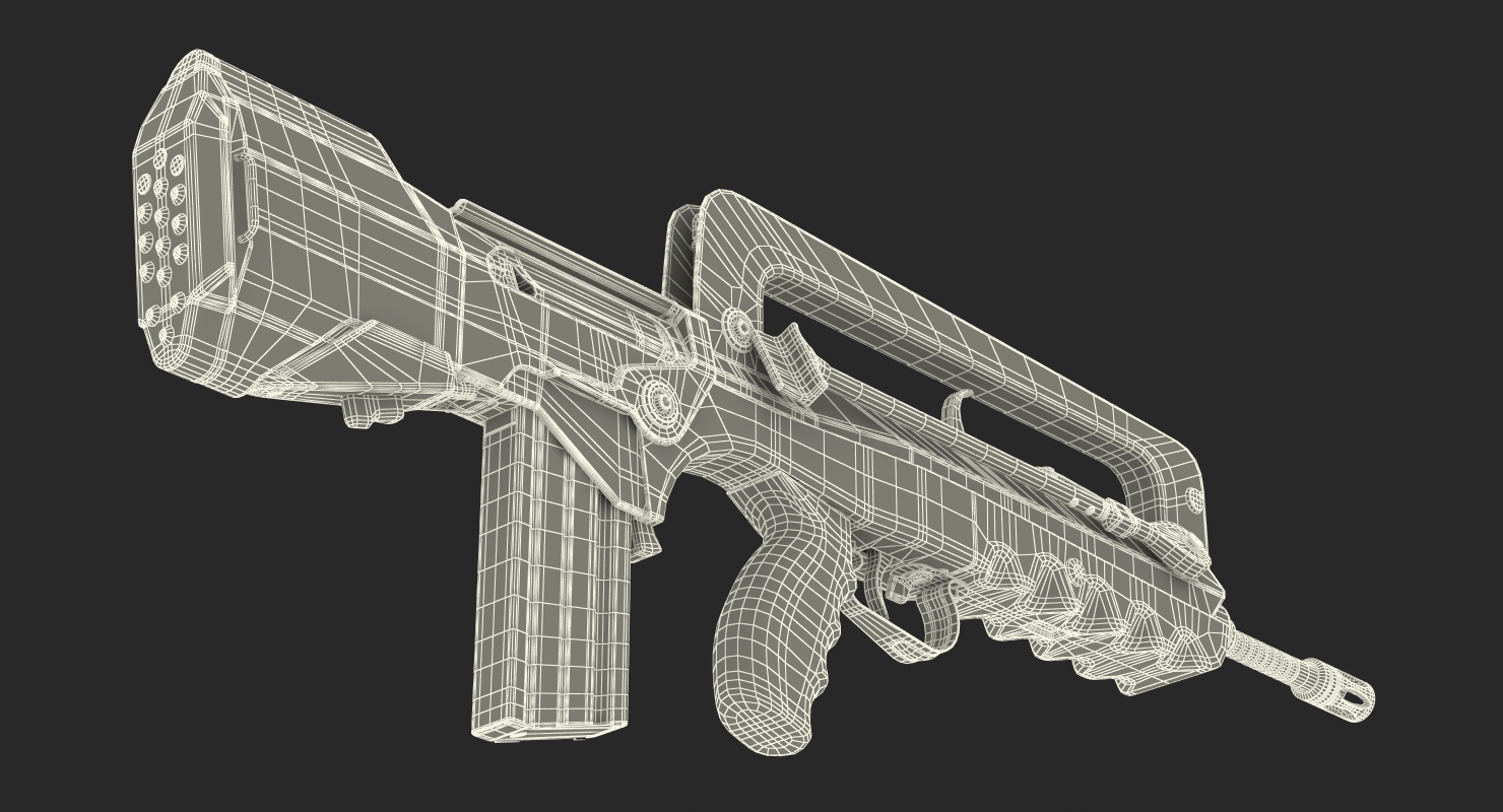 Assault Rifle FAMAS F1 3D