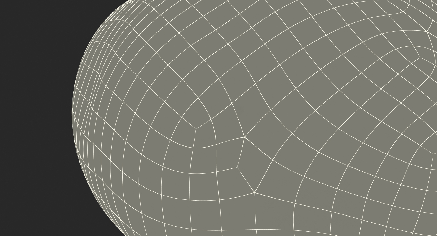 Unpeeled Raw Potato 3D model