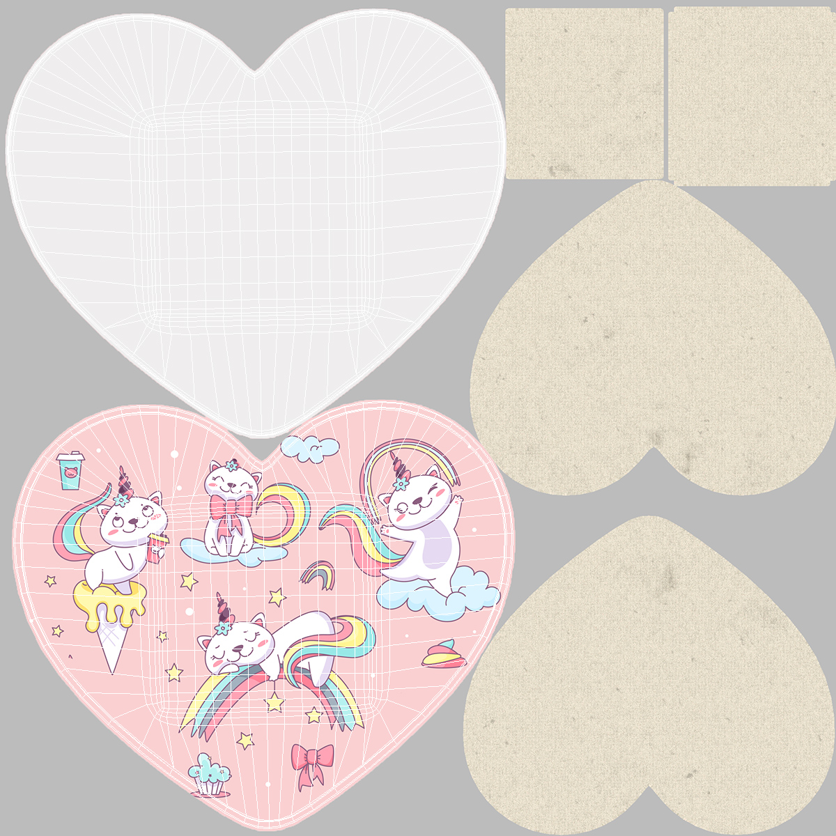 Band Aids Set for Kids 3D