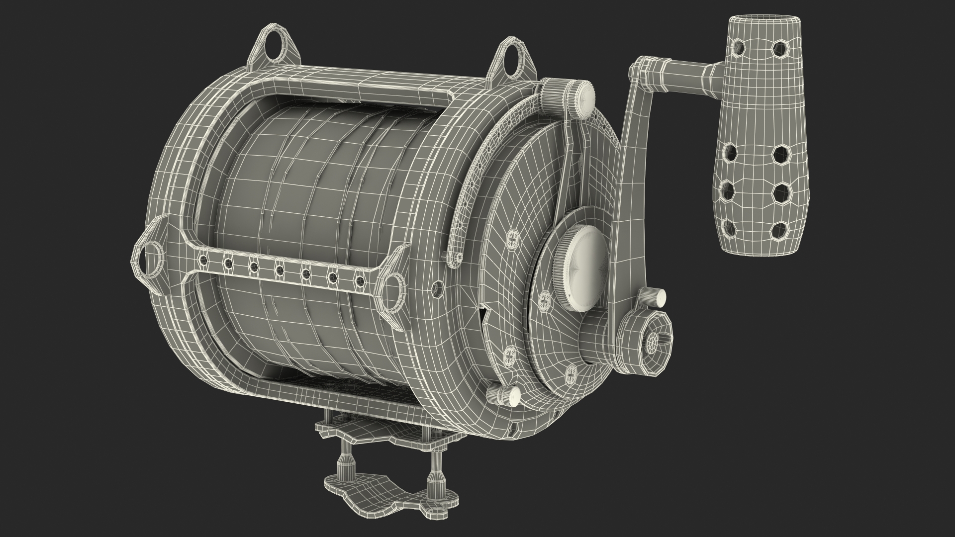 EatMyTackle 80 Wide 2Speed Fishing Reel 3D model