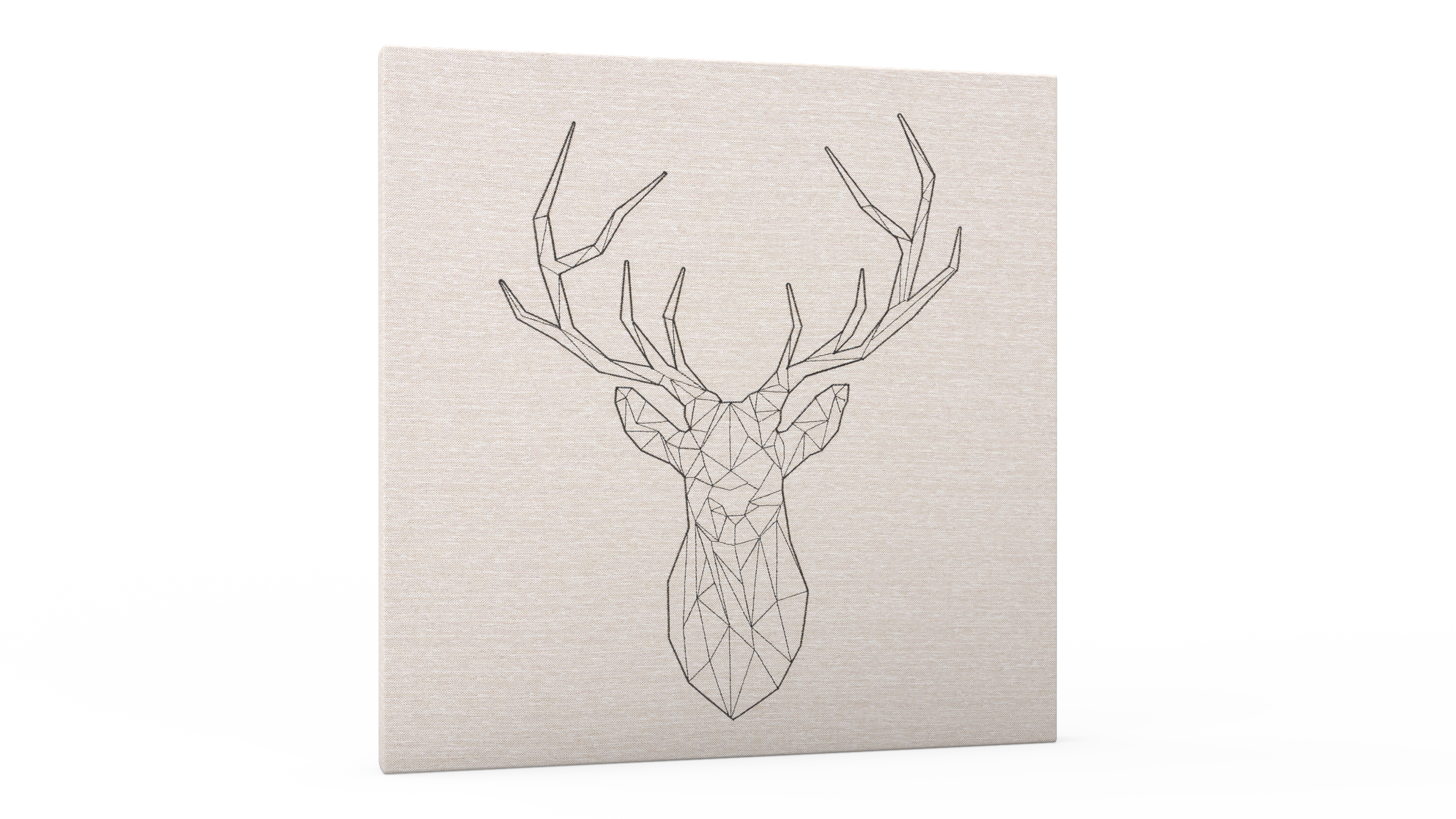 Wall Decor Picture IKEA PJATTERYD Black Deer 3D model