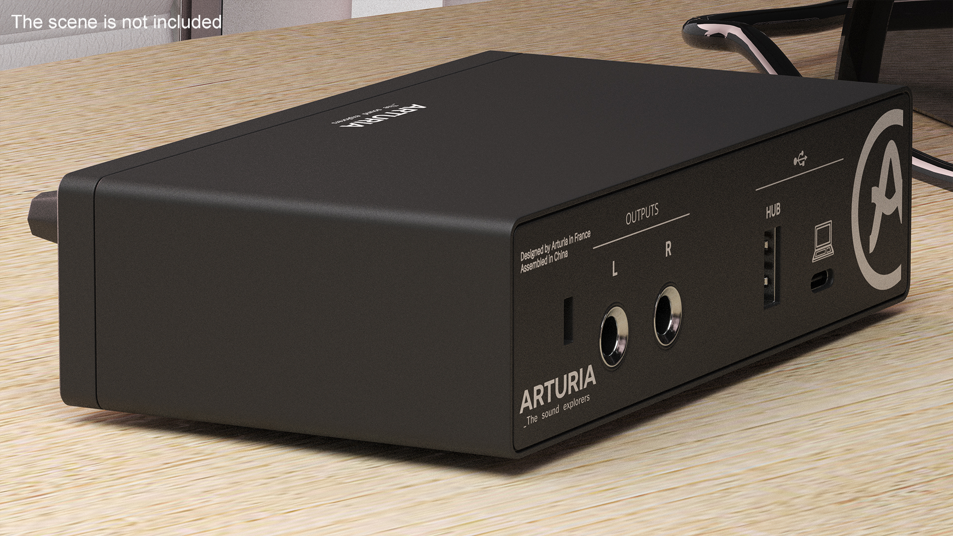 Arturia MiniFuse 1 USB Audio Interface Black 3D model