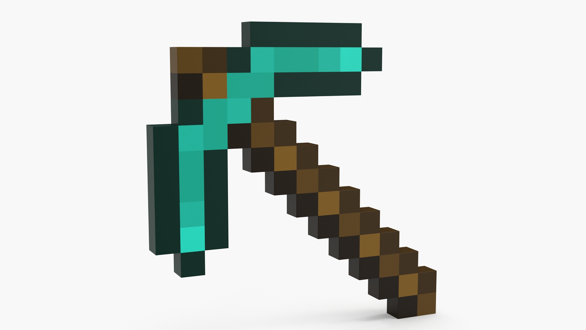3D model Minecraft Diamond Pickaxe
