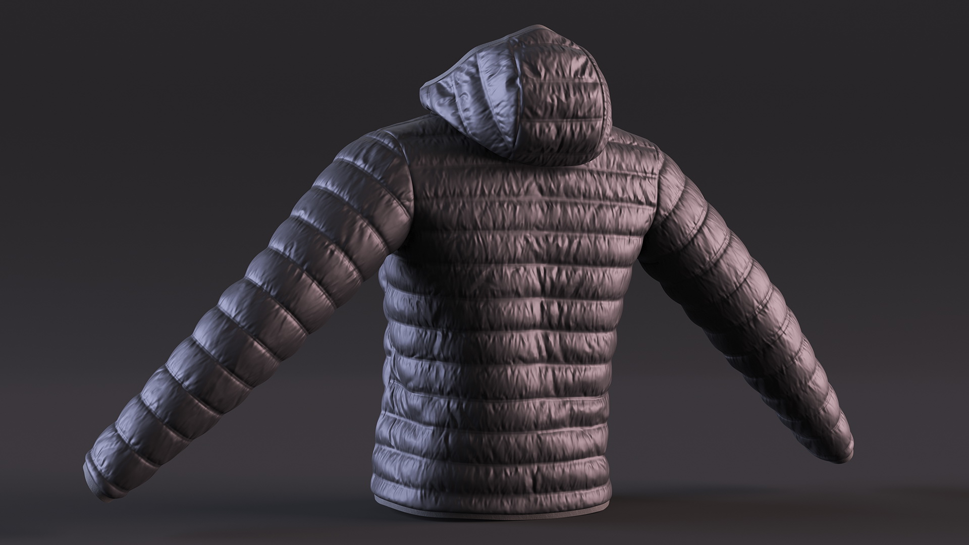 3D Black Columbia Jacket