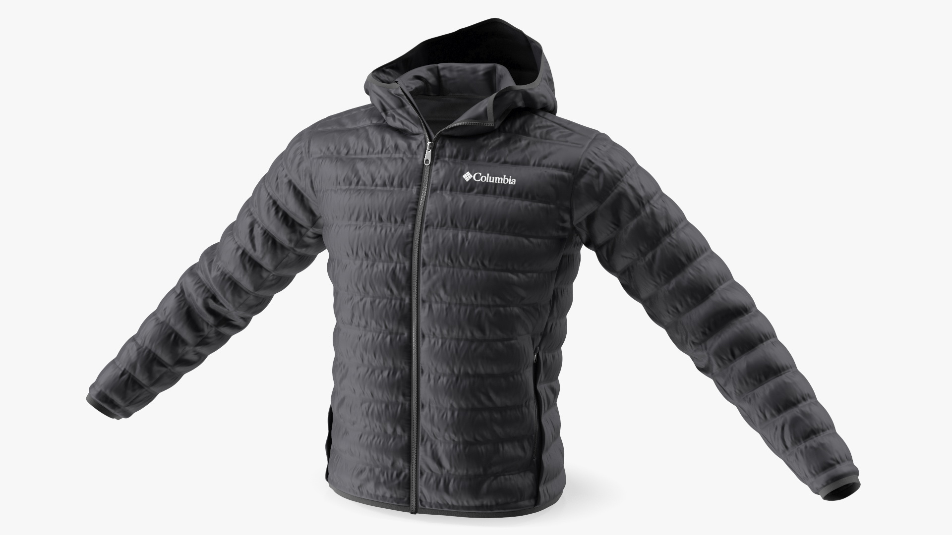 3D Black Columbia Jacket