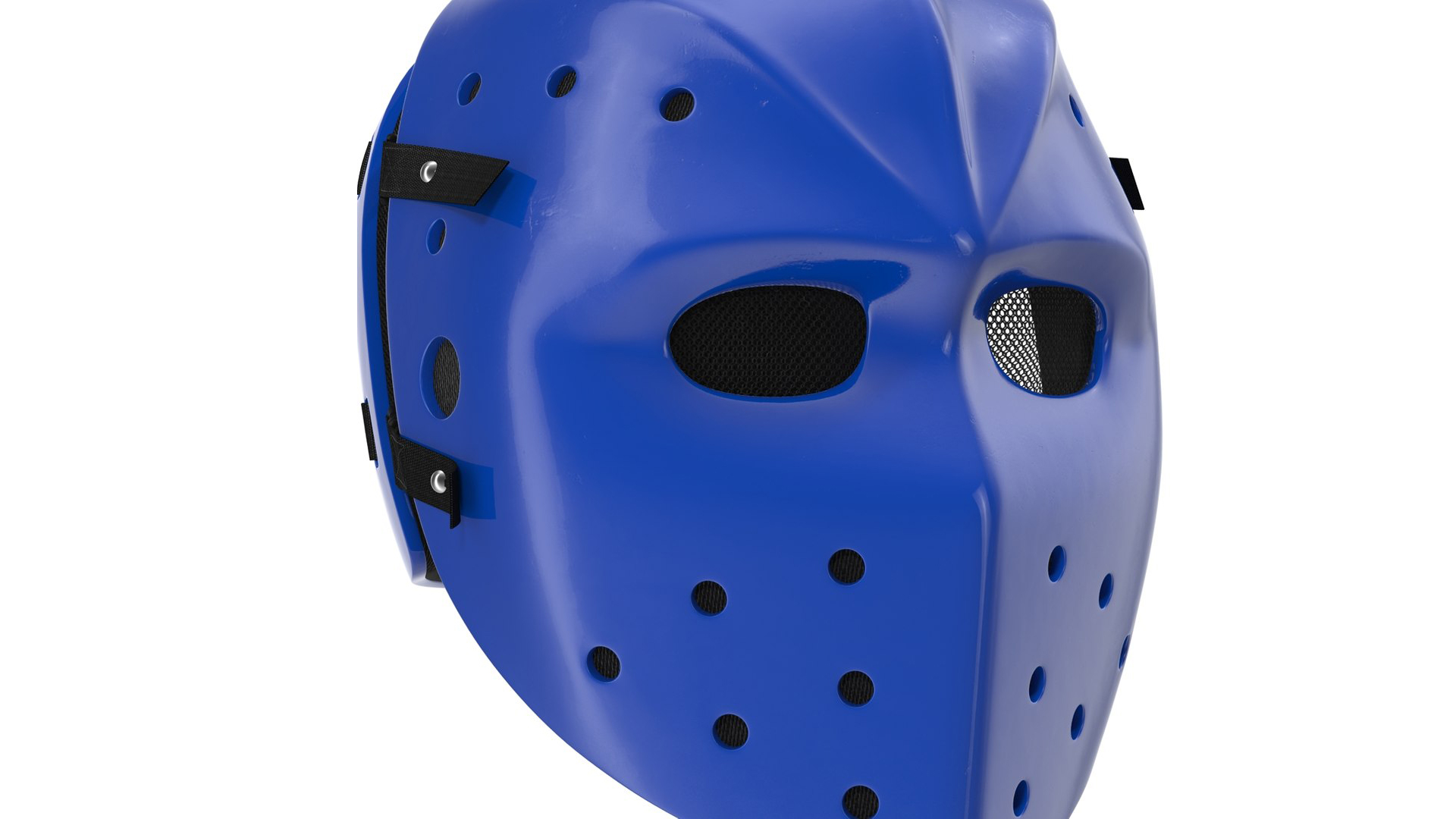 Hockey Goalie Mask Vintage Style 3D