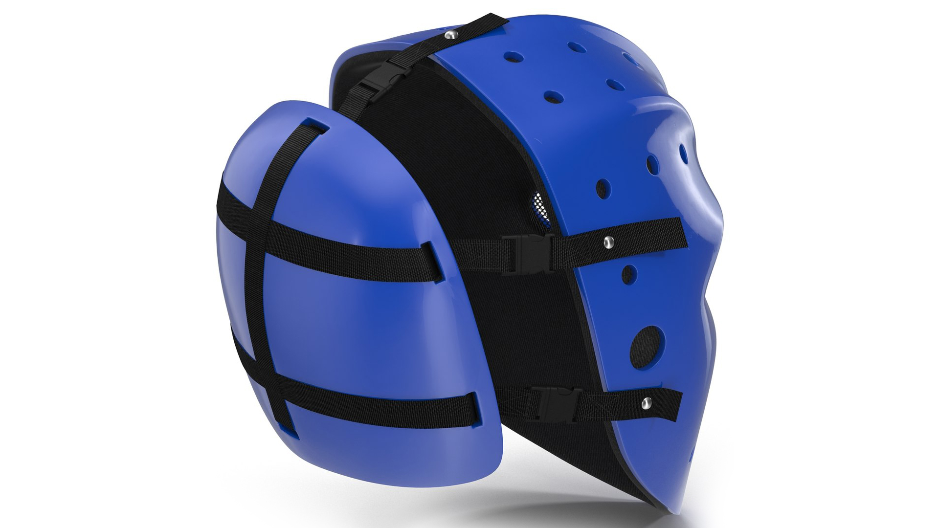 Hockey Goalie Mask Vintage Style 3D