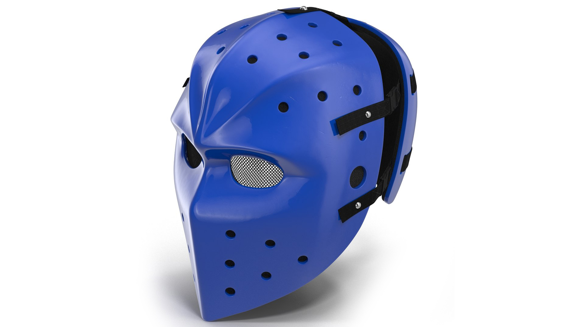 Hockey Goalie Mask Vintage Style 3D