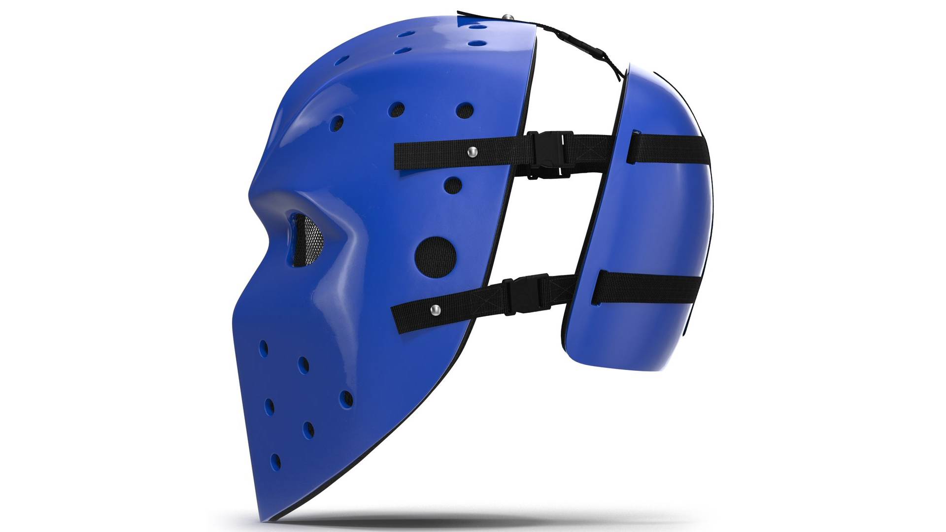 Hockey Goalie Mask Vintage Style 3D