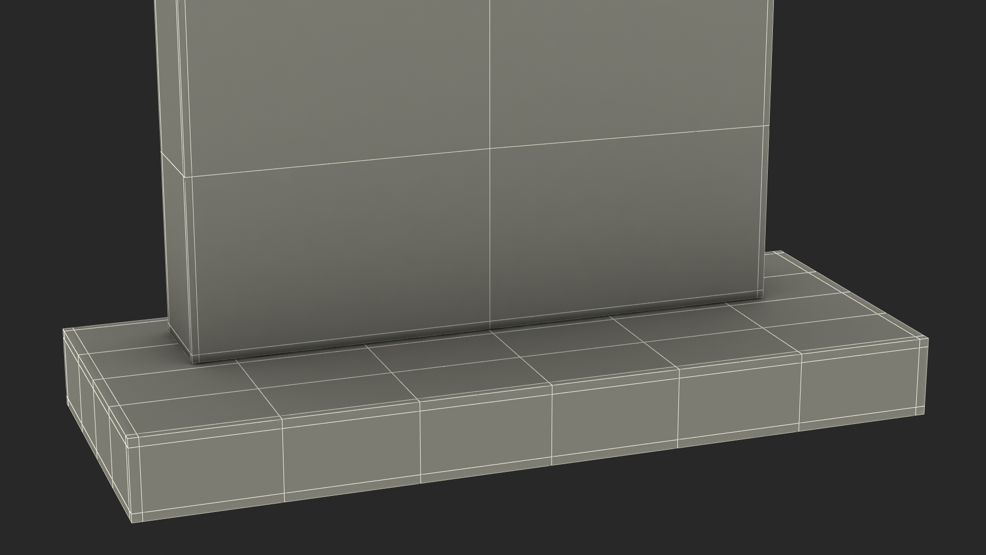 3D Granite Gravestone Headstone model