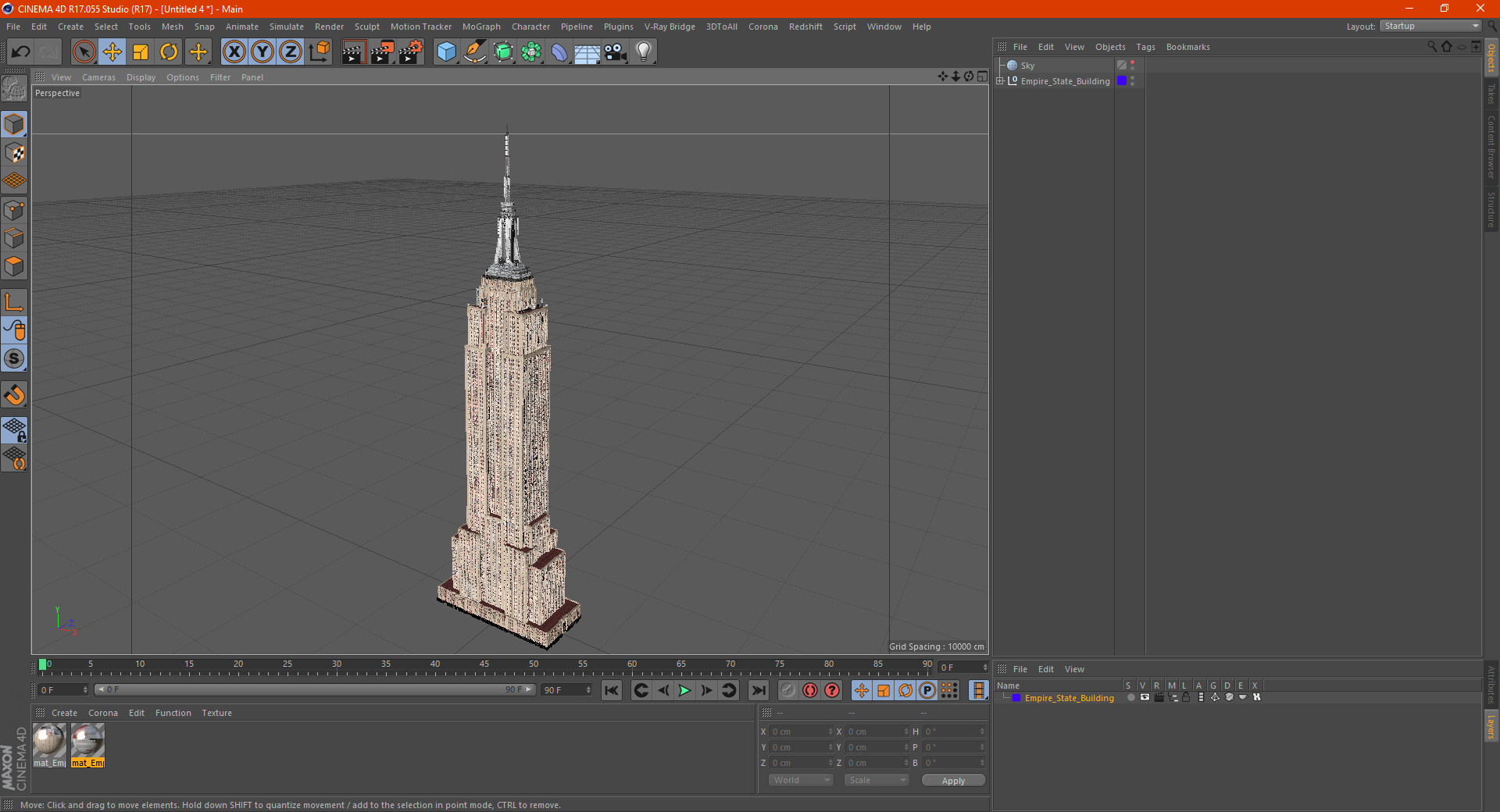 3D Empire State Building