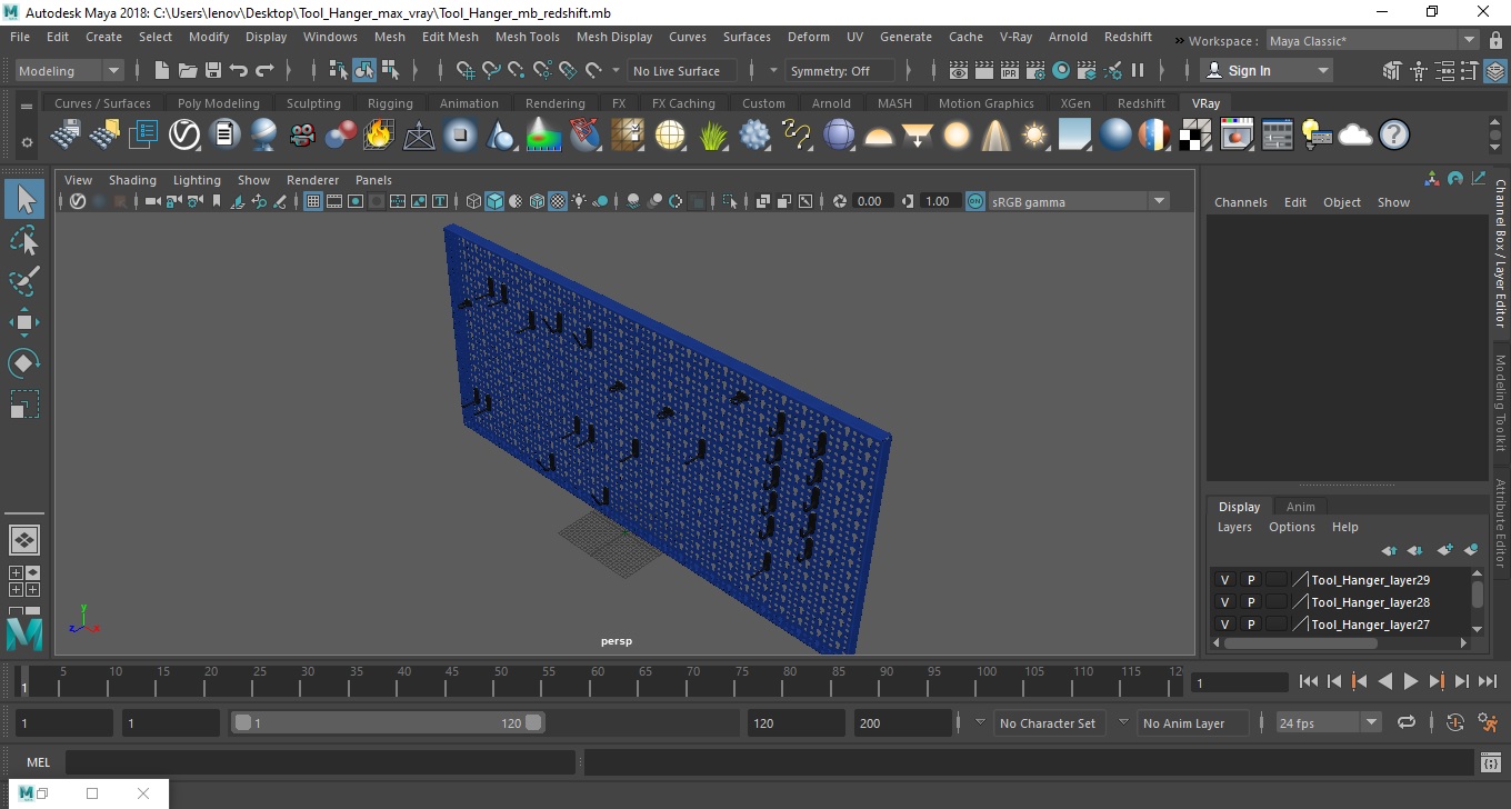 3D Tool Hanger
