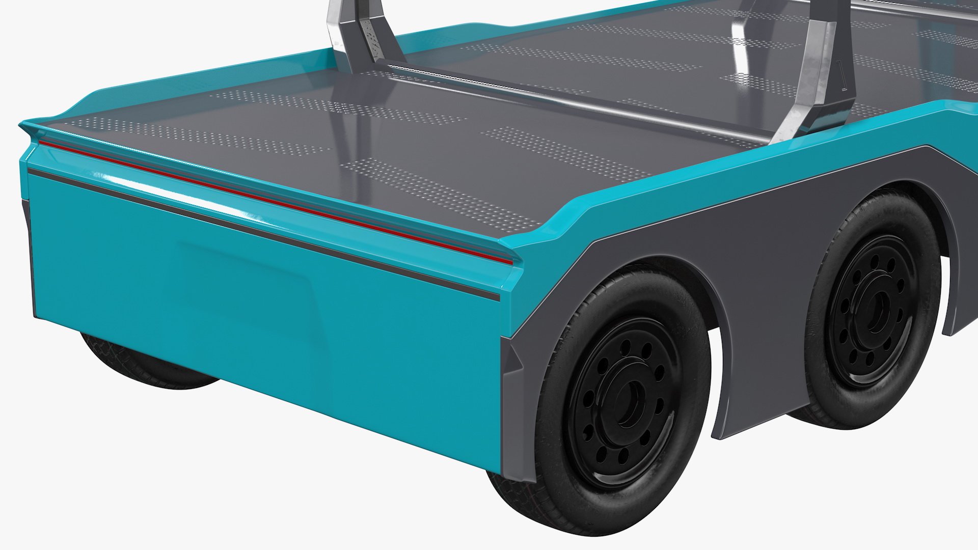 3D Autonomous Electric Logging Truck model