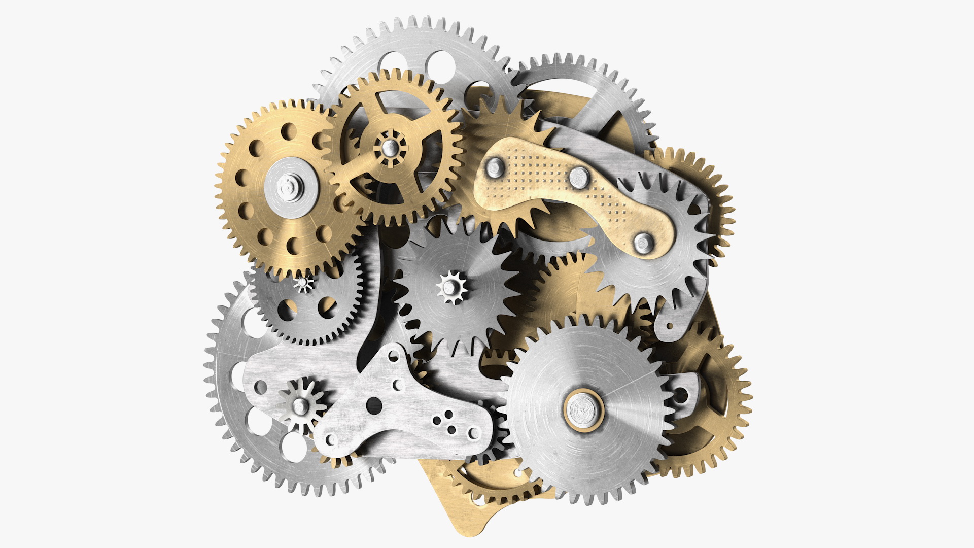 3D model Cog Gears Mechanism Mixed