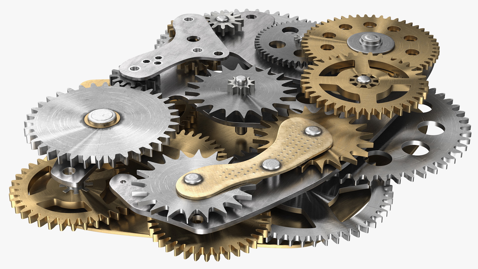 3D model Cog Gears Mechanism Mixed