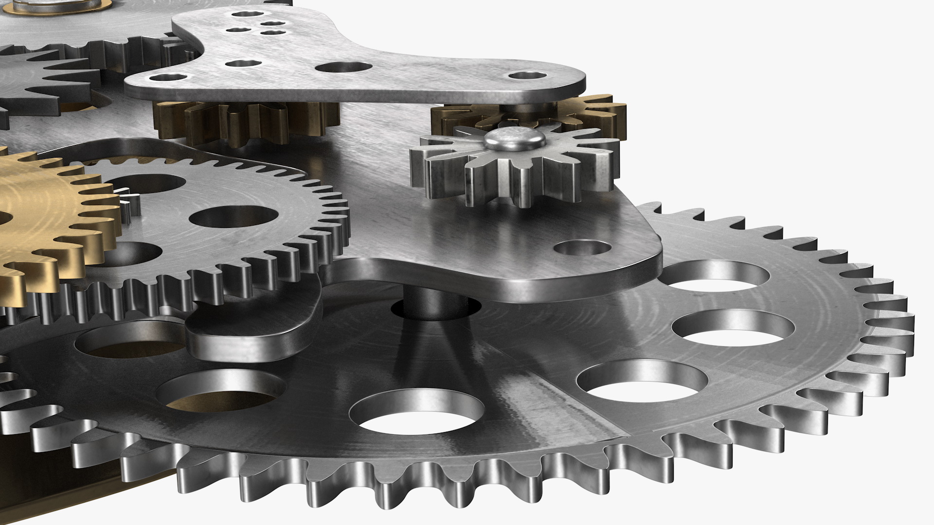 3D model Cog Gears Mechanism Mixed