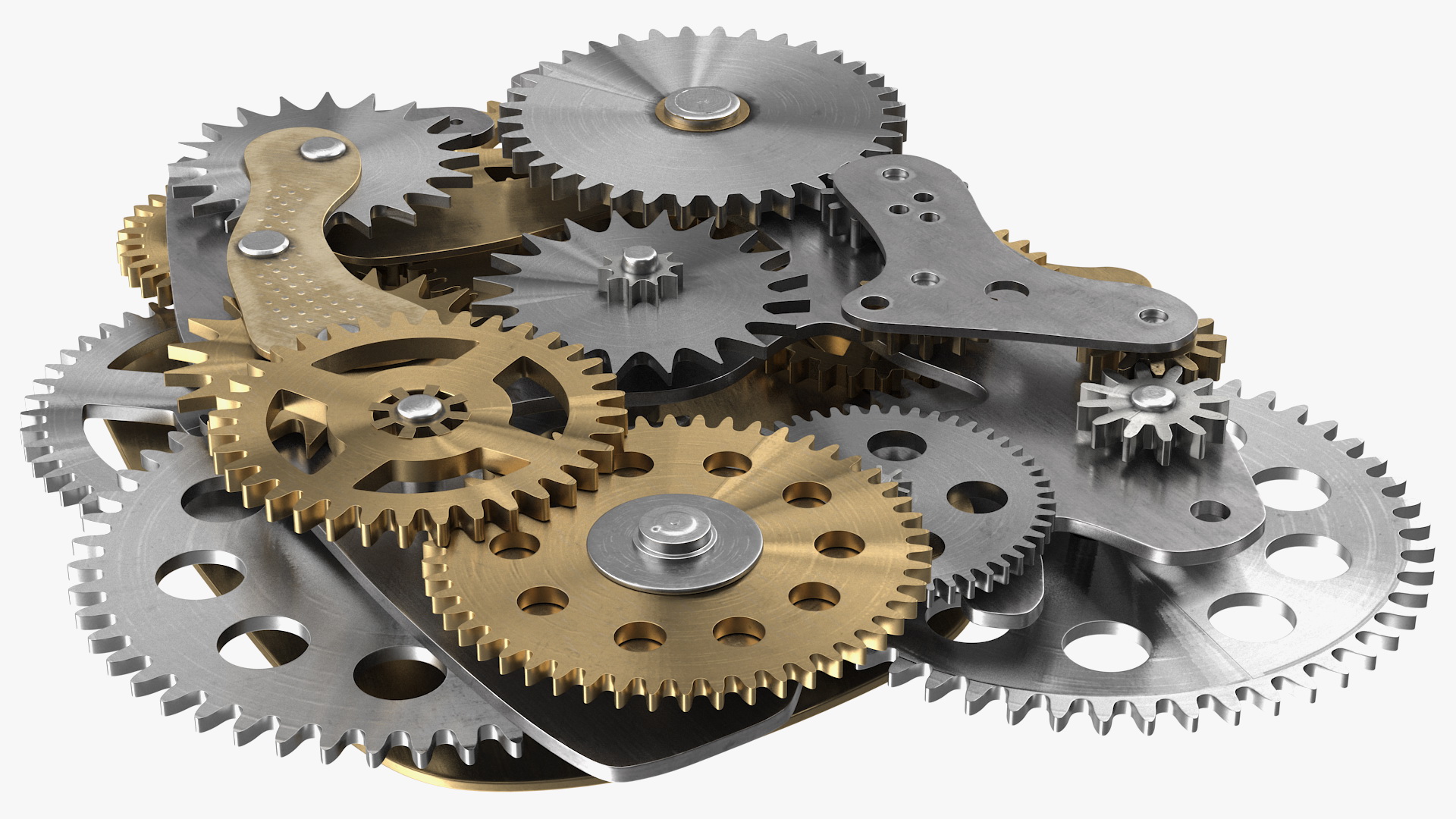 3D model Cog Gears Mechanism Mixed