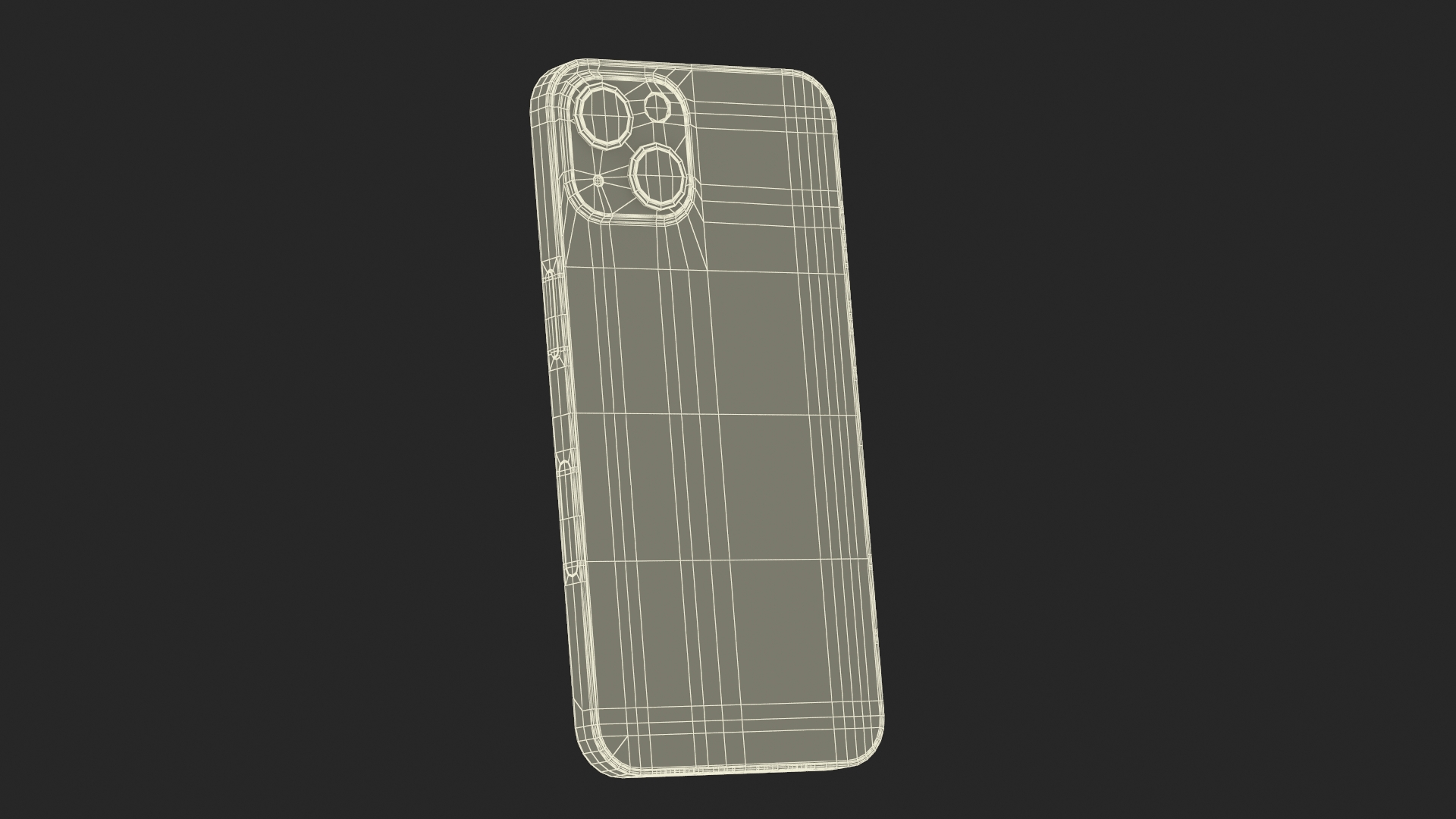 3D Green Apple iPhone 13