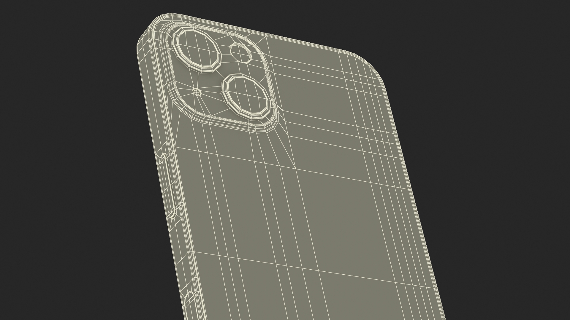 3D Green Apple iPhone 13