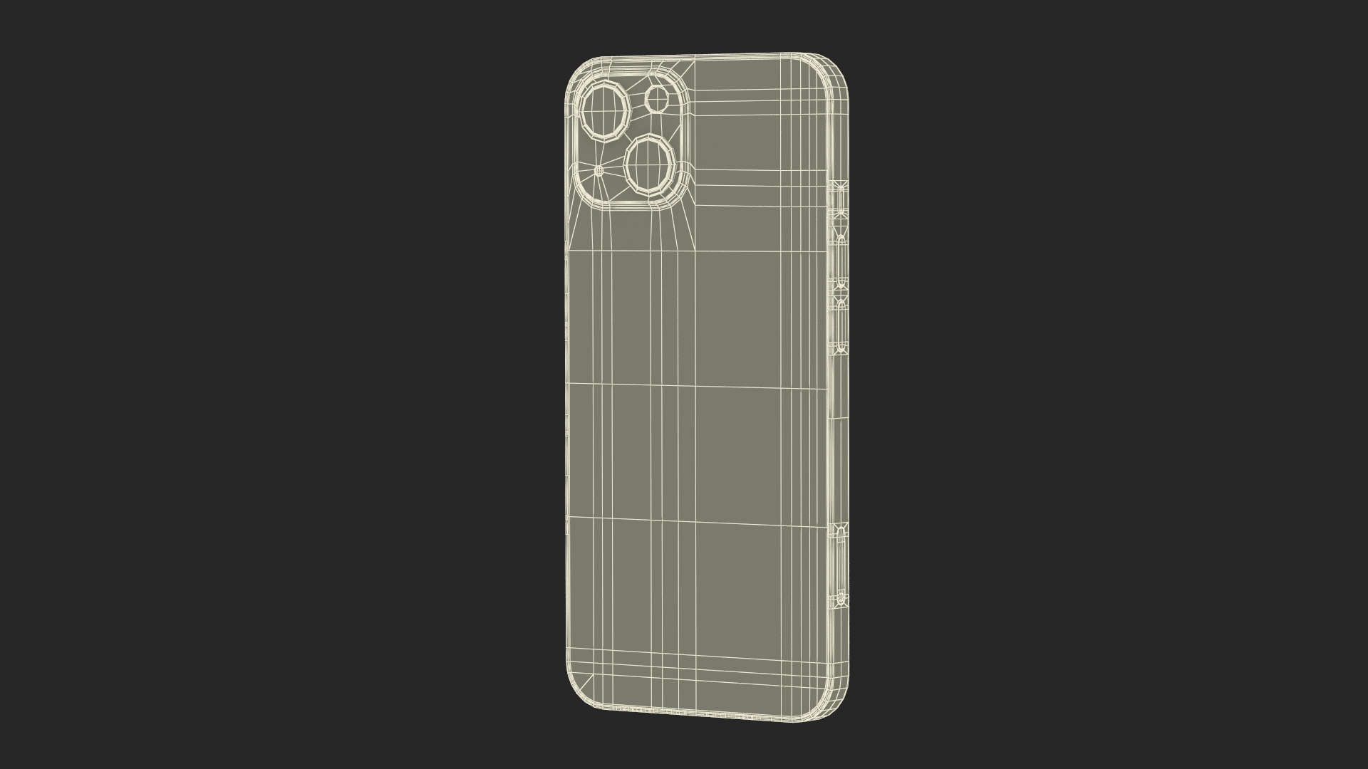 3D Green Apple iPhone 13