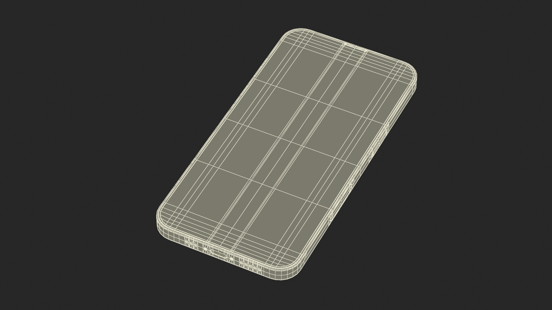 3D Green Apple iPhone 13