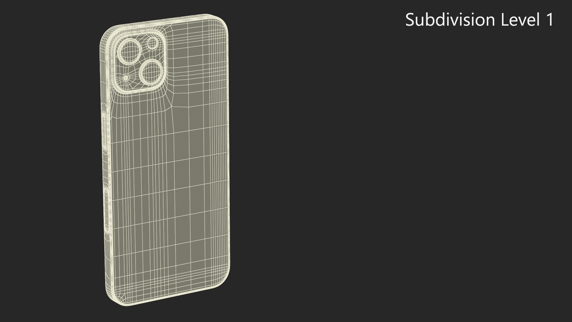 3D Green Apple iPhone 13